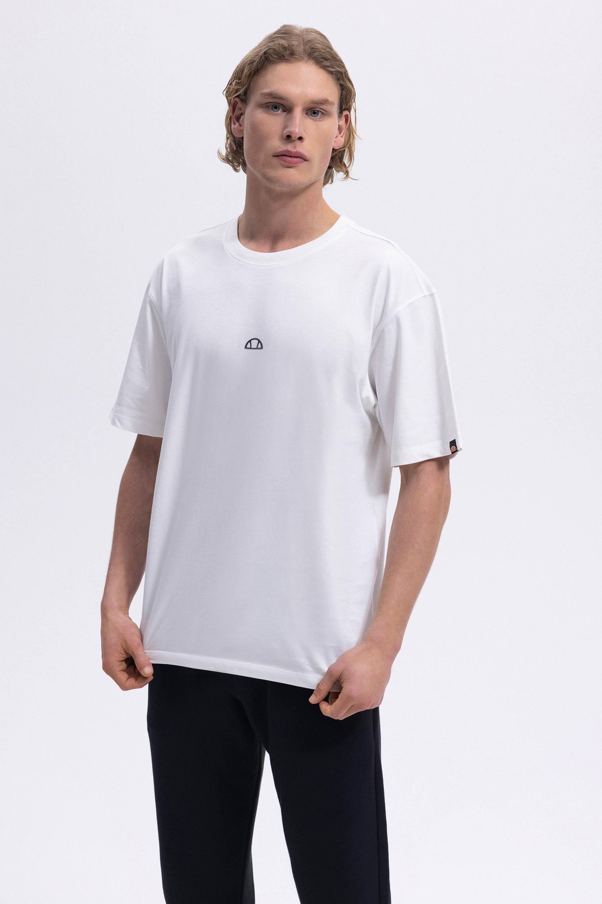 Ellesse Erkek Tişört Em376-Of Ekru