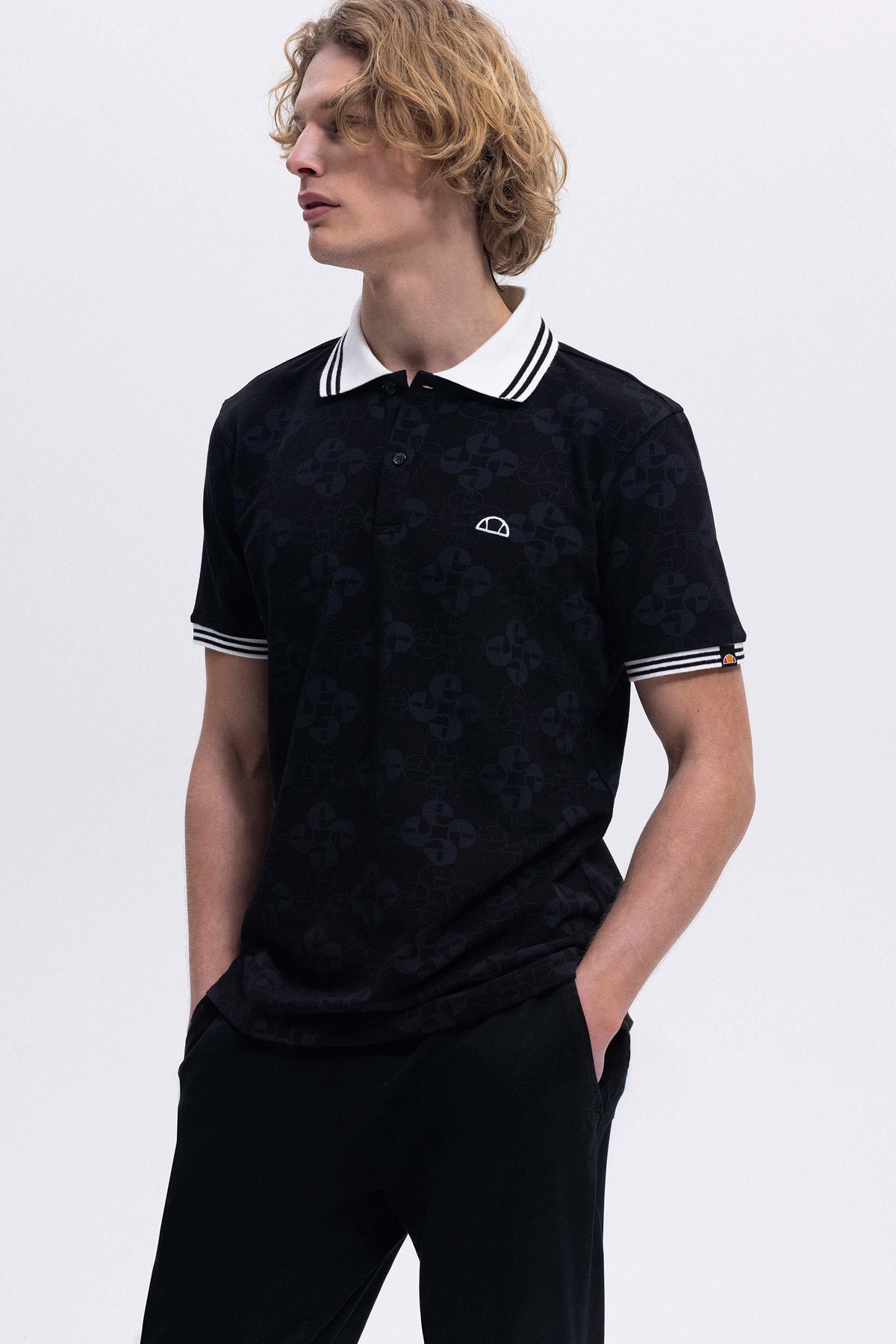 Ellesse Erkek Polo Tişört Em381-Bk Siyah