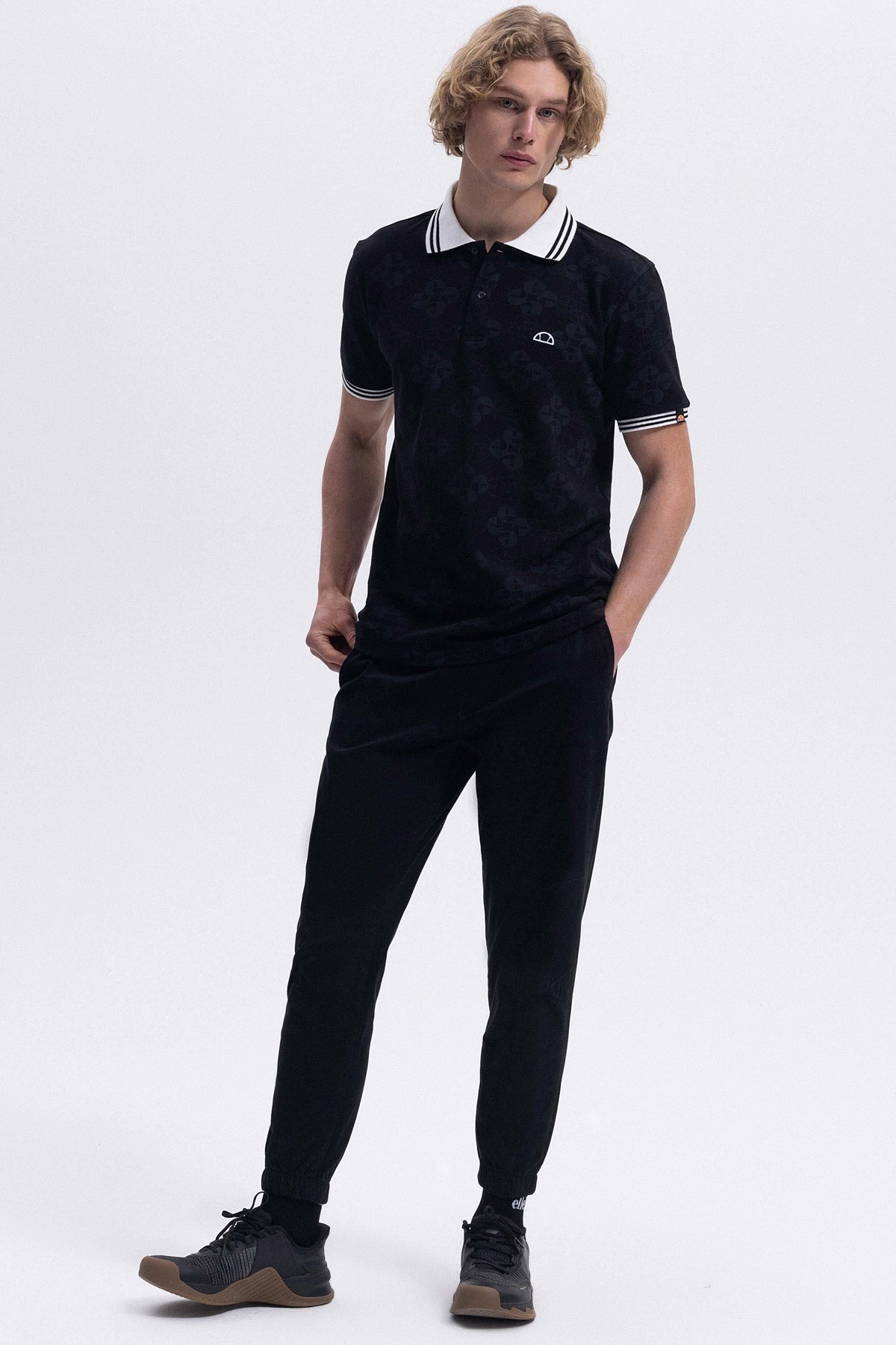 Ellesse Erkek Polo Tişört Em381-Bk Siyah