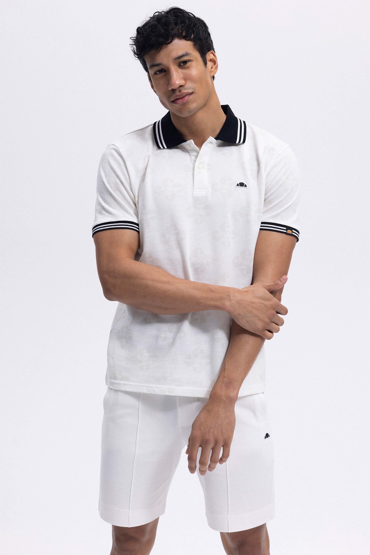Ellesse Erkek Polo Tişört Em381-Wt Beyaz