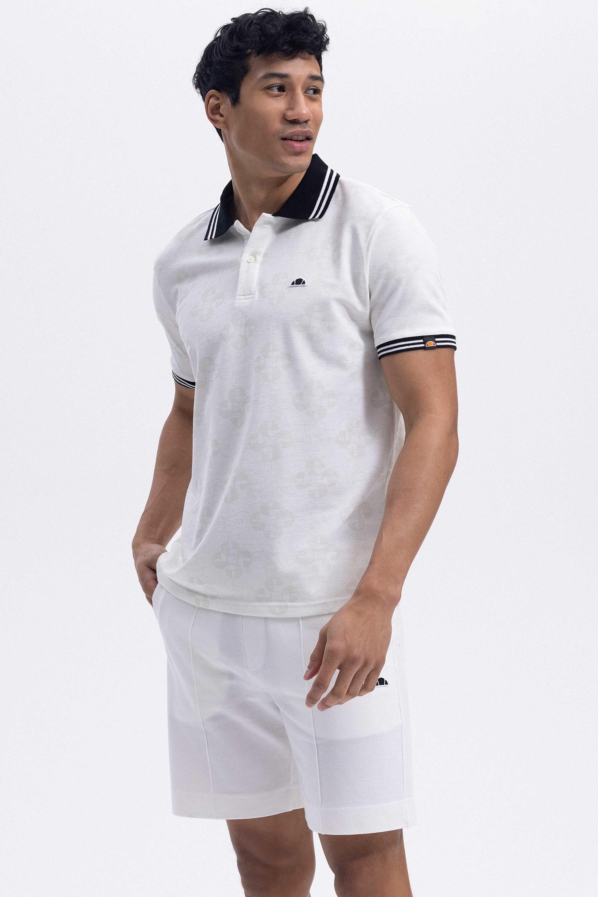 Ellesse Erkek Polo Tişört Em381-Wt Beyaz