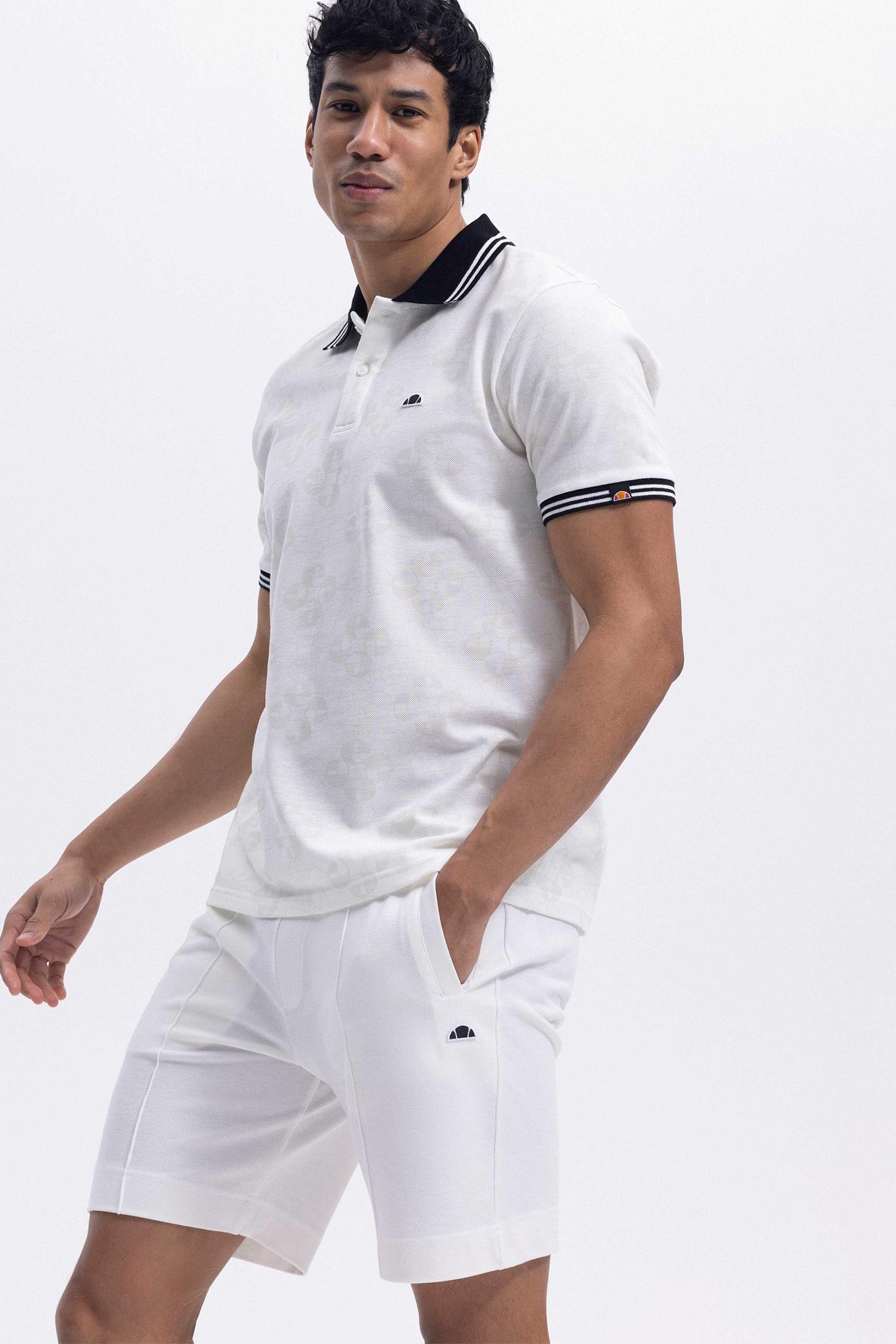 Ellesse Erkek Polo Tişört Em381-Wt Beyaz