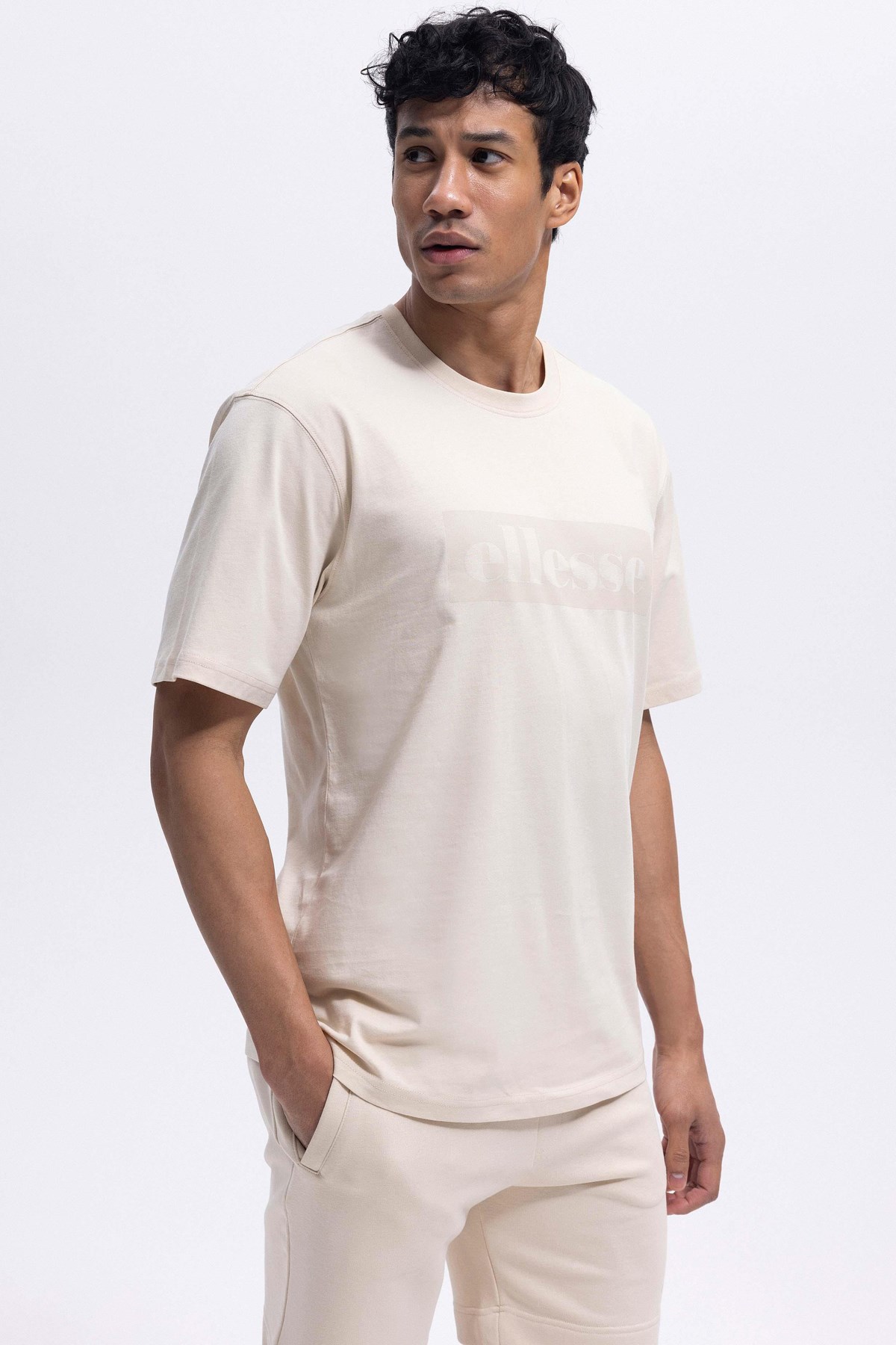 Ellesse Erkek Tişört Em390-Ecr Ekru
