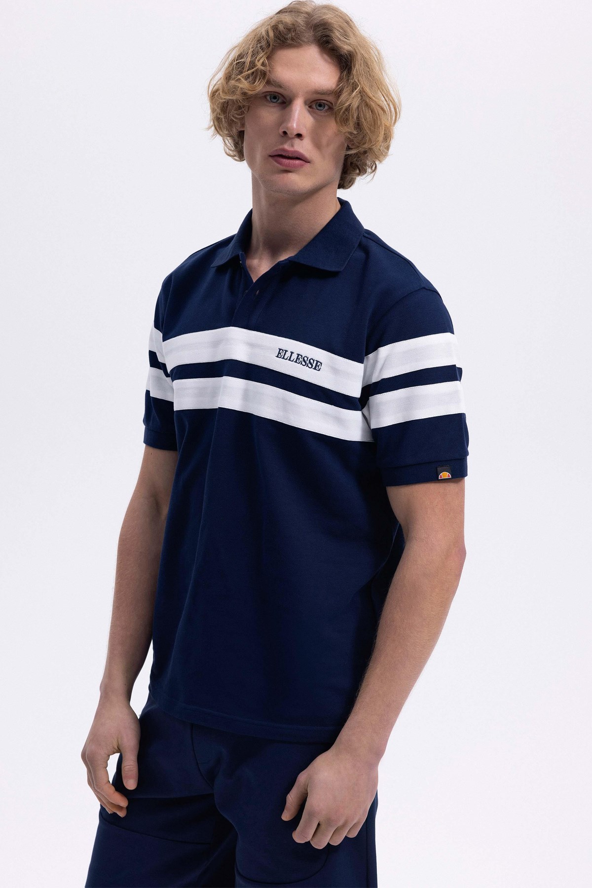 Ellesse Erkek Polo Tişört Em396-Nv Lacivert