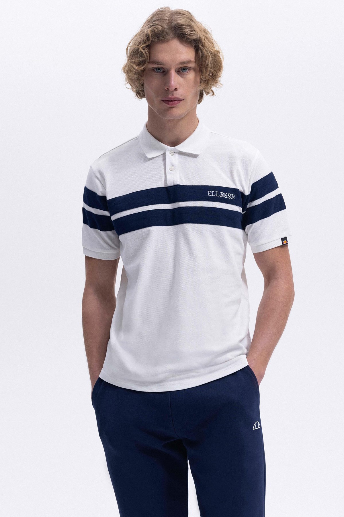 Ellesse Erkek Polo Tişört Em396-Of Ekru