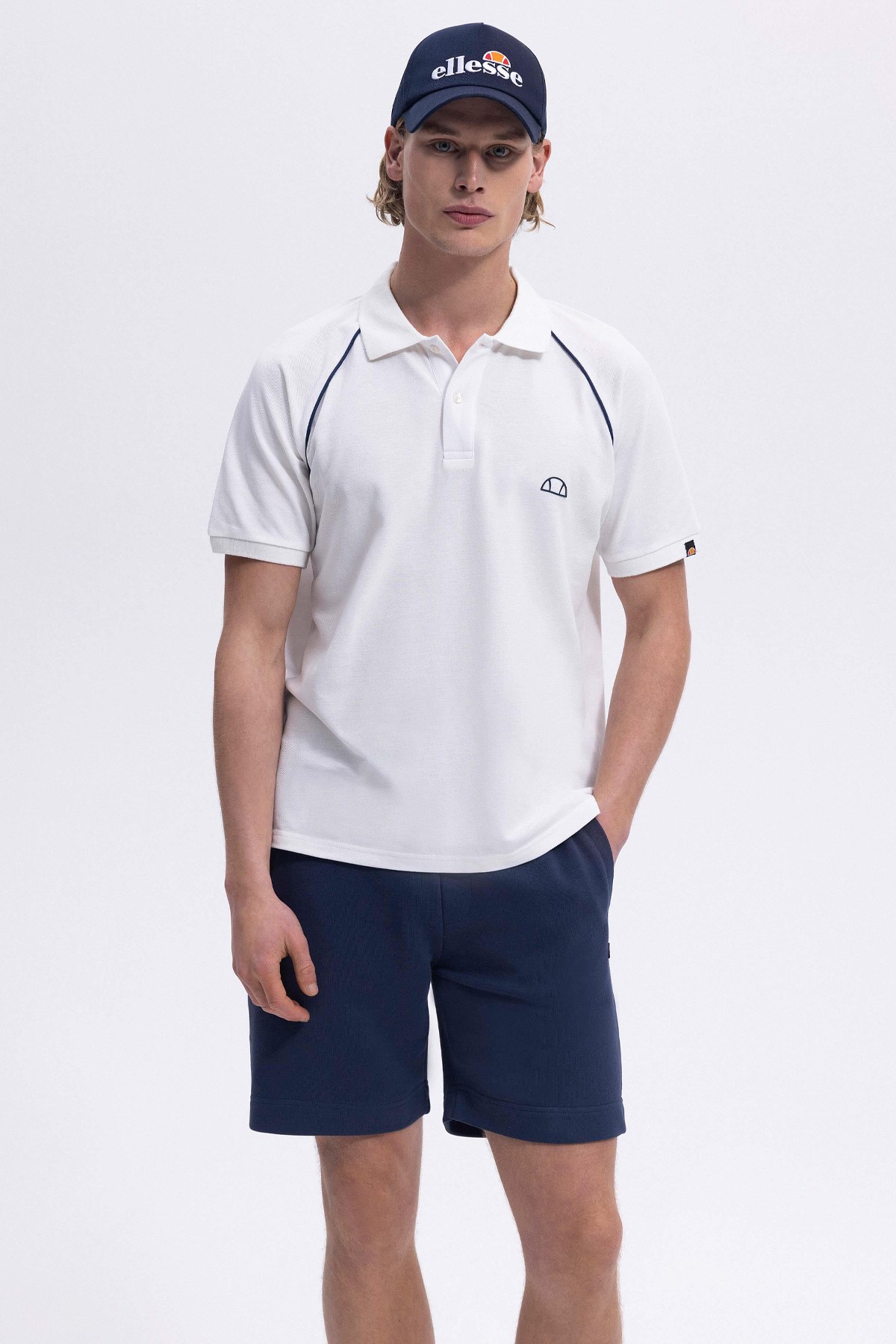 Ellesse Erkek Polo Tişört Em407-Of Ekru