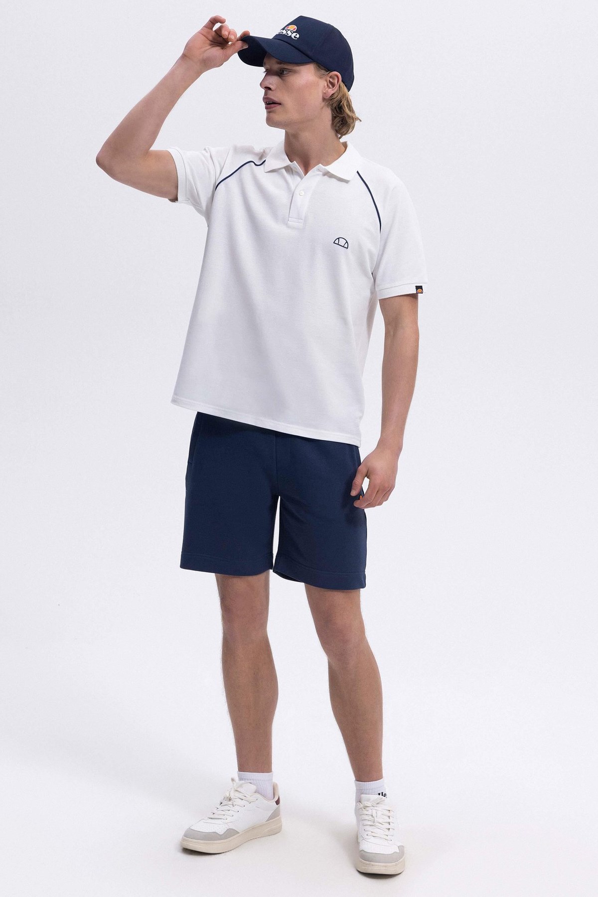 Ellesse Erkek Polo Tişört Em407-Of Ekru