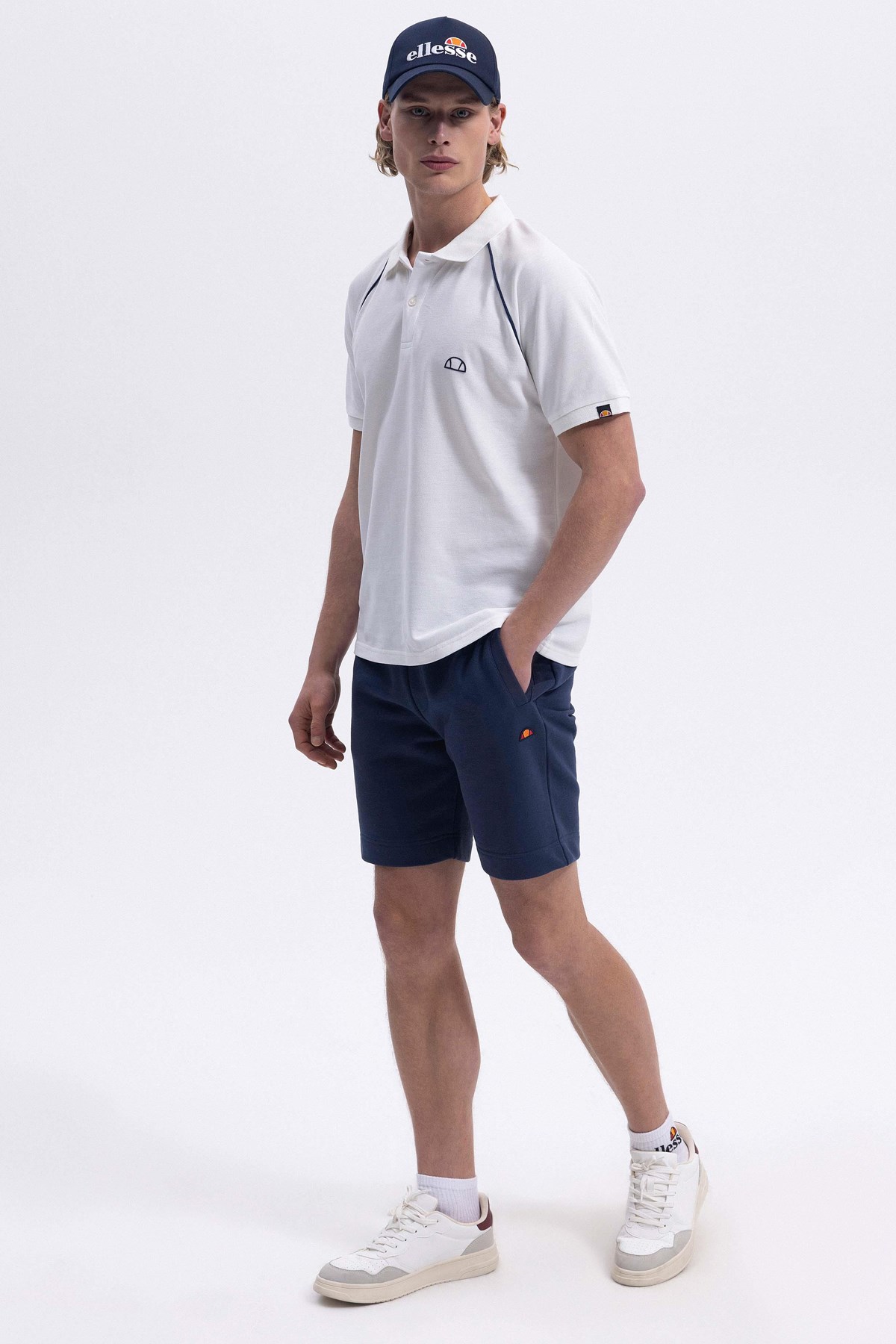 Ellesse Erkek Polo Tişört Em407-Of Ekru