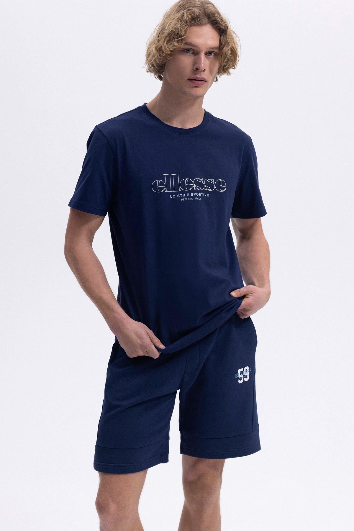 Ellesse Erkek Tişört Em451-Nv Lacivert