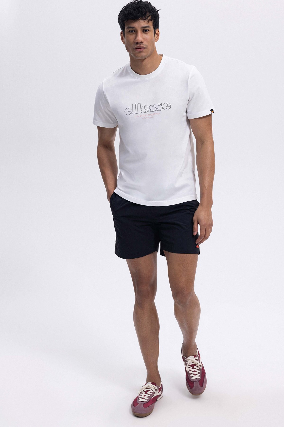 Ellesse Erkek Tişört Em451-Of Ekru