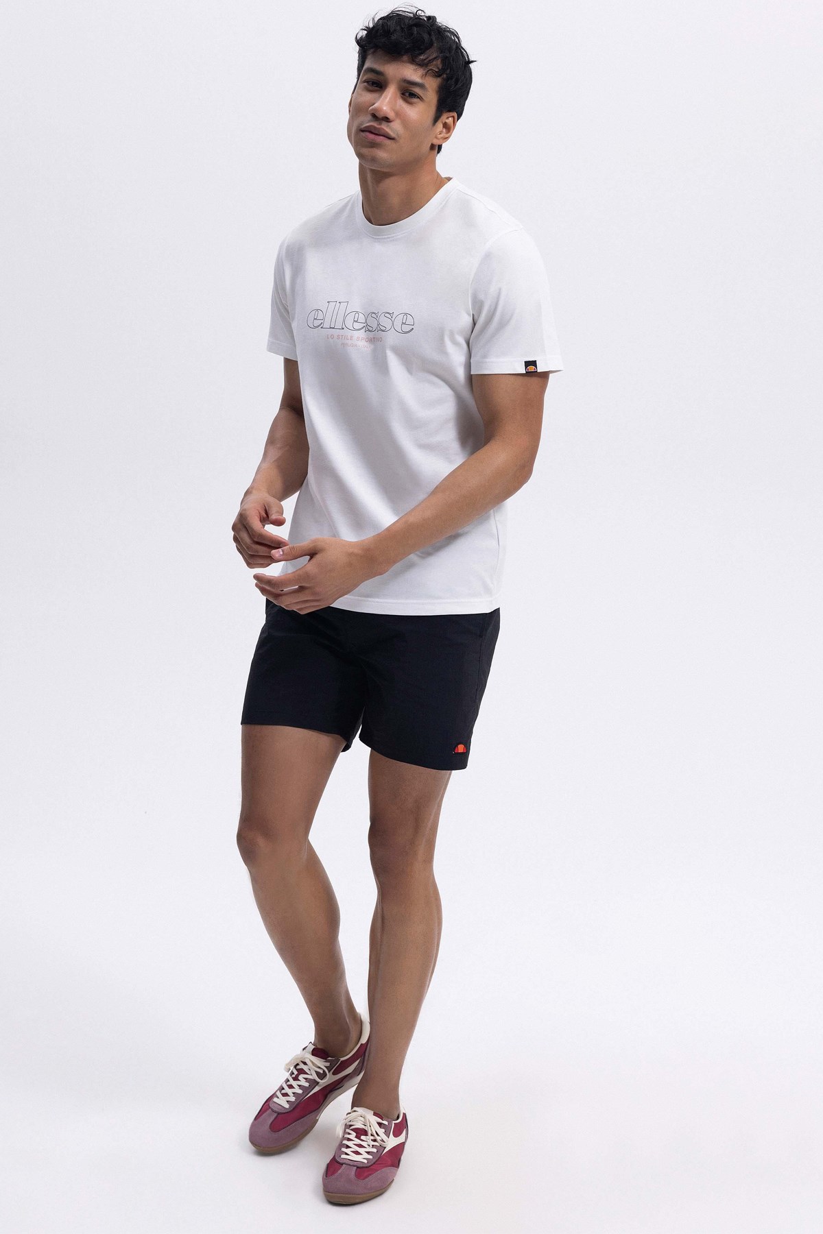 Ellesse Erkek Tişört Em451-Of Ekru