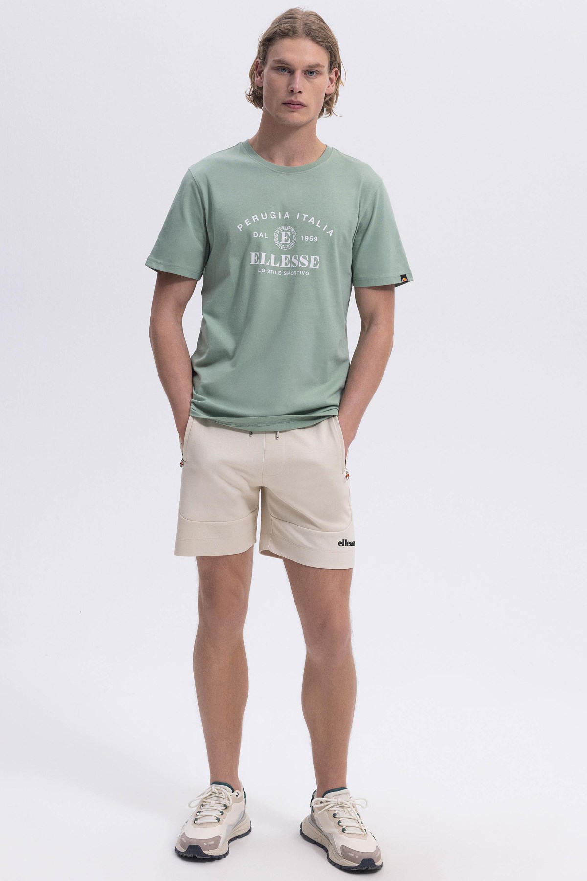Ellesse Erkek Tişört Em453-Mnt Yeşil