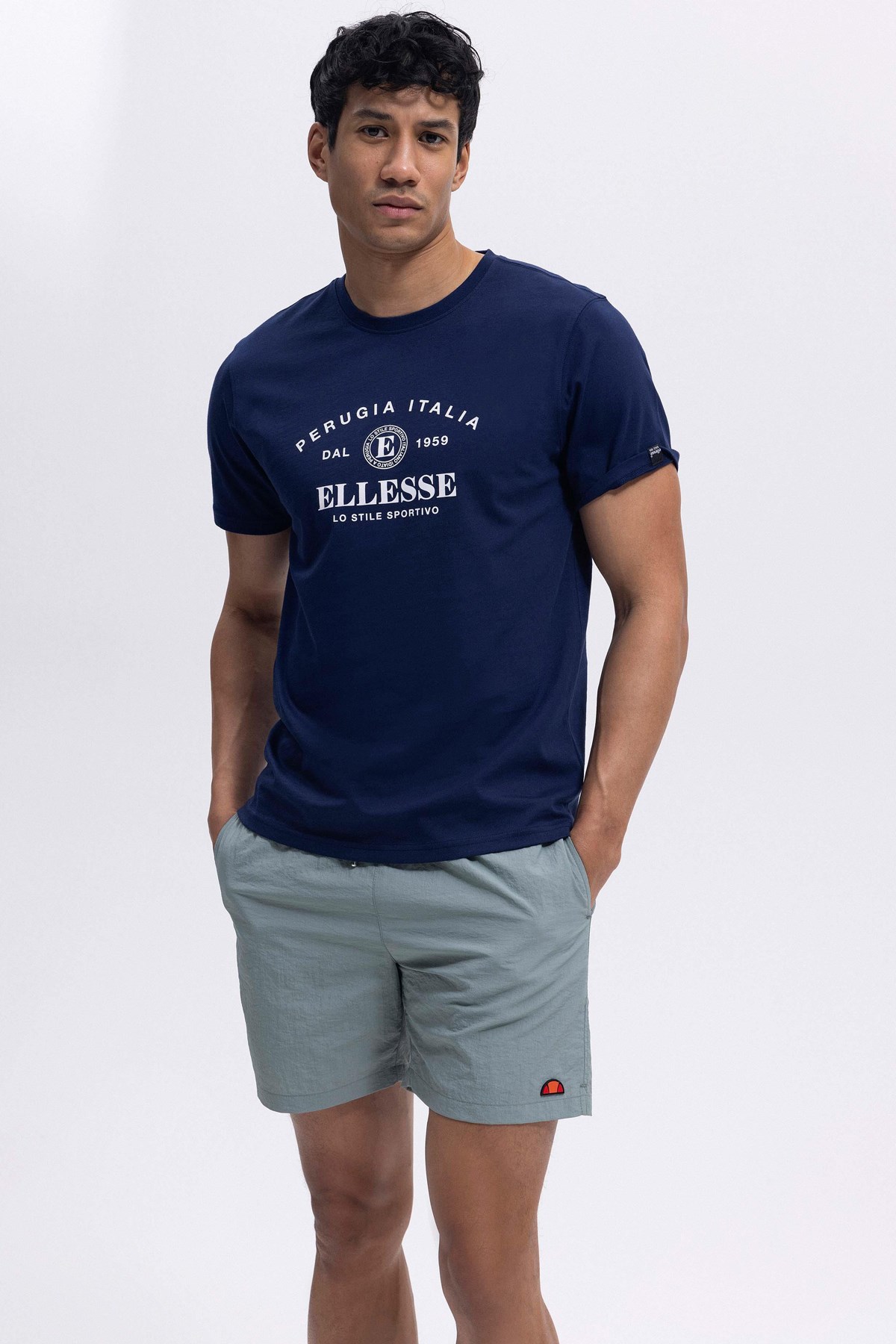 Ellesse Erkek Tişört Em453-Nv Lacivert
