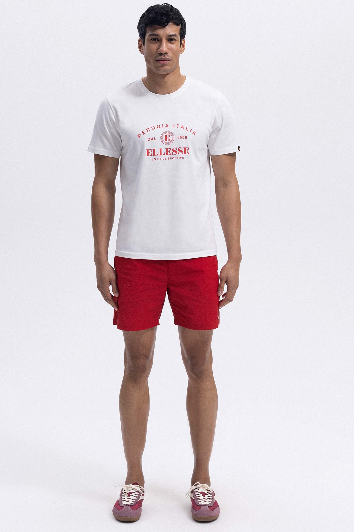 Ellesse Erkek Tişört Em453-Of Ekru