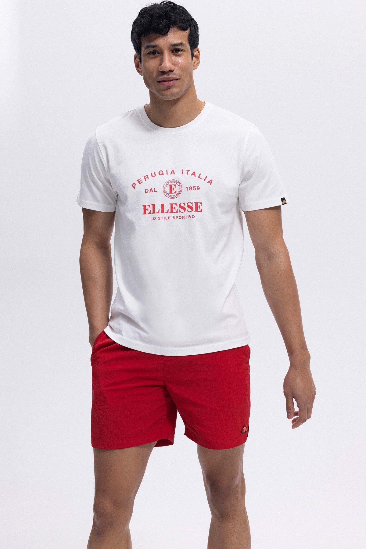 Ellesse Erkek Tişört Em453-Of Ekru