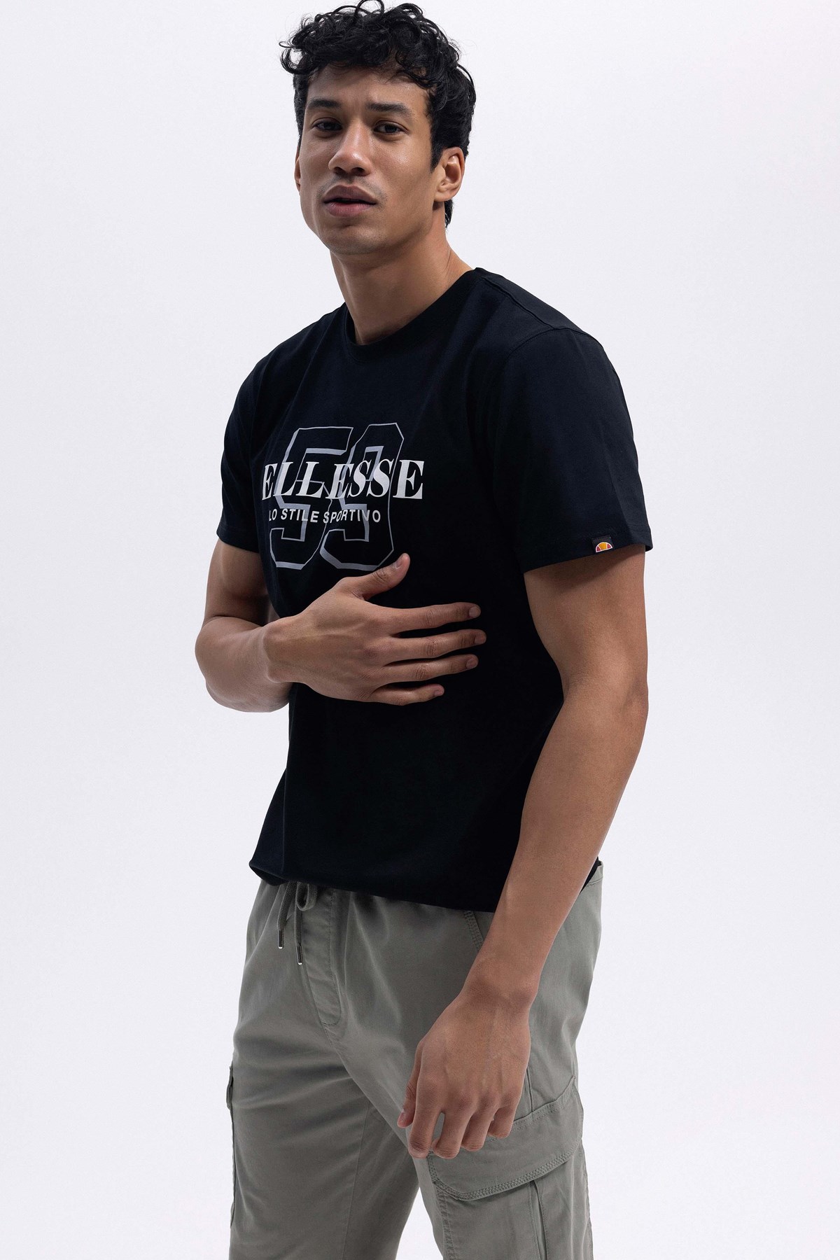 Ellesse Erkek Tişört Em455-Bk Siyah