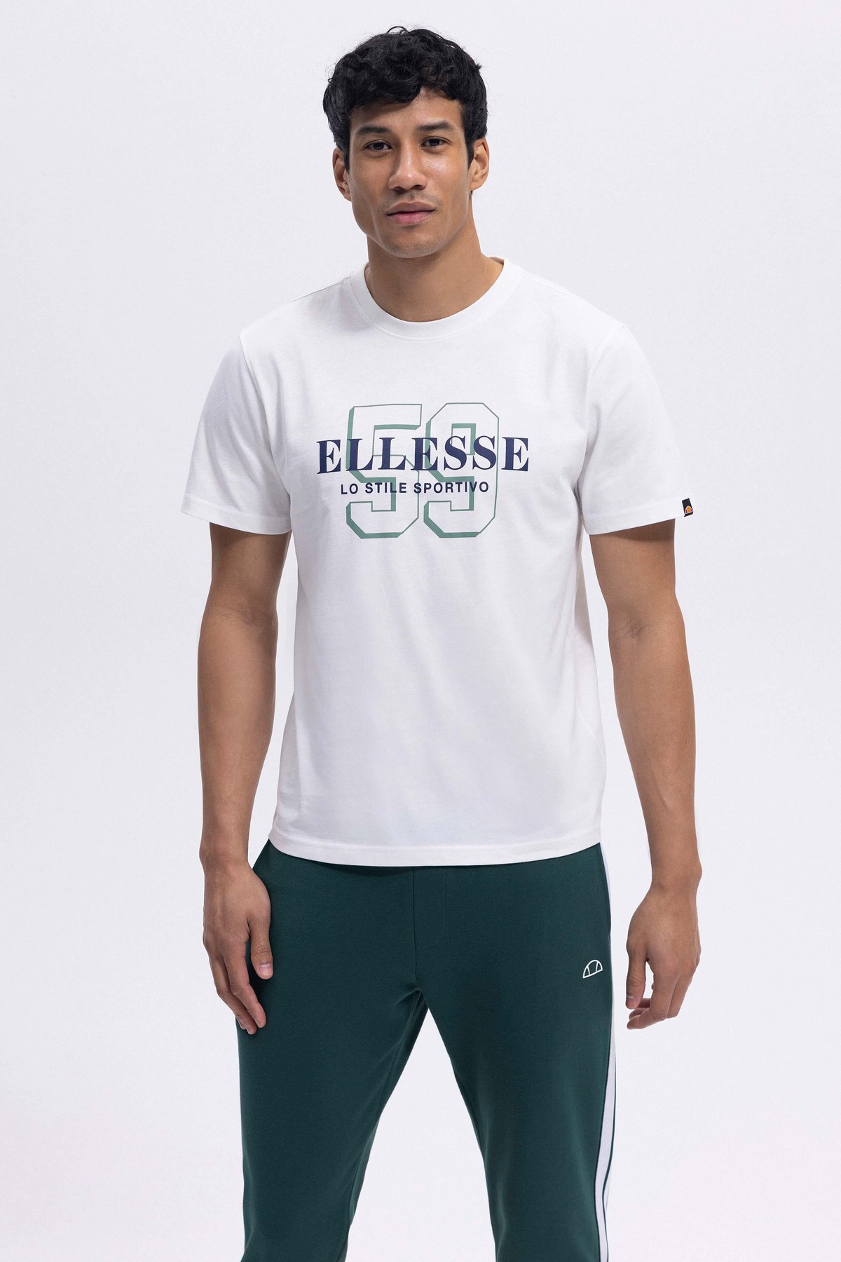 Ellesse Erkek Tişört Em455-Of Ekru