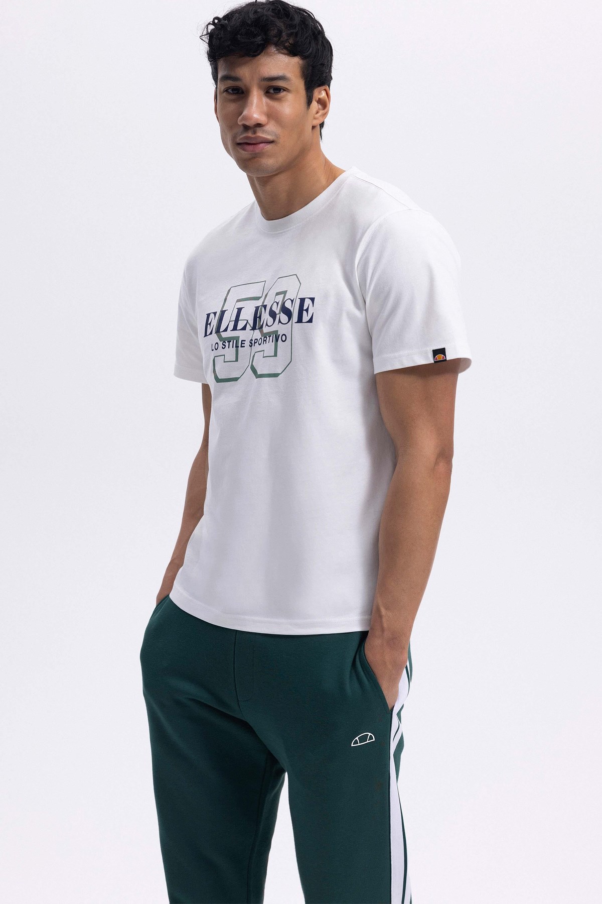 Ellesse Erkek Tişört Em455-Of Ekru