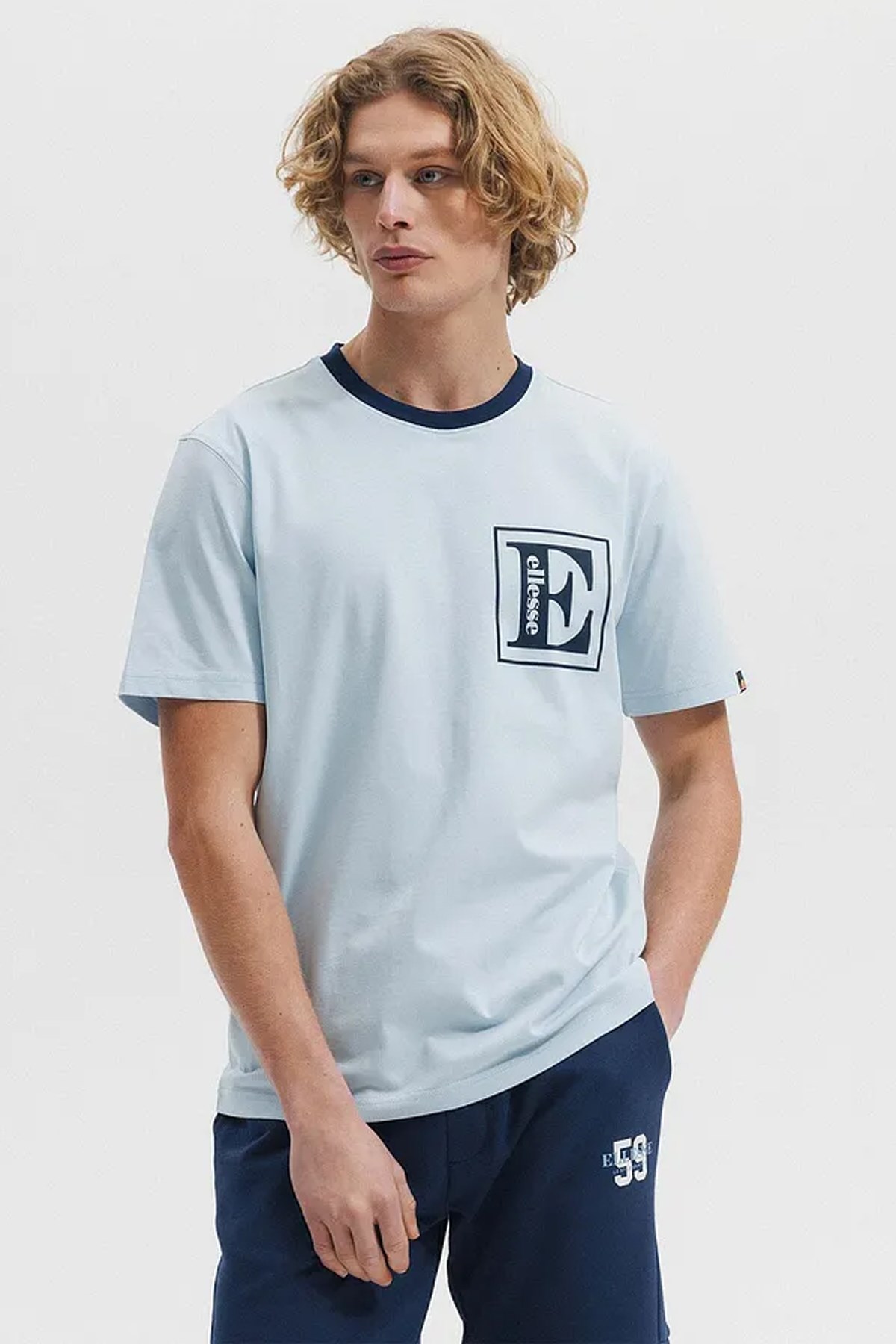 Ellesse Erkek Tişört Em458-Bl Mavi