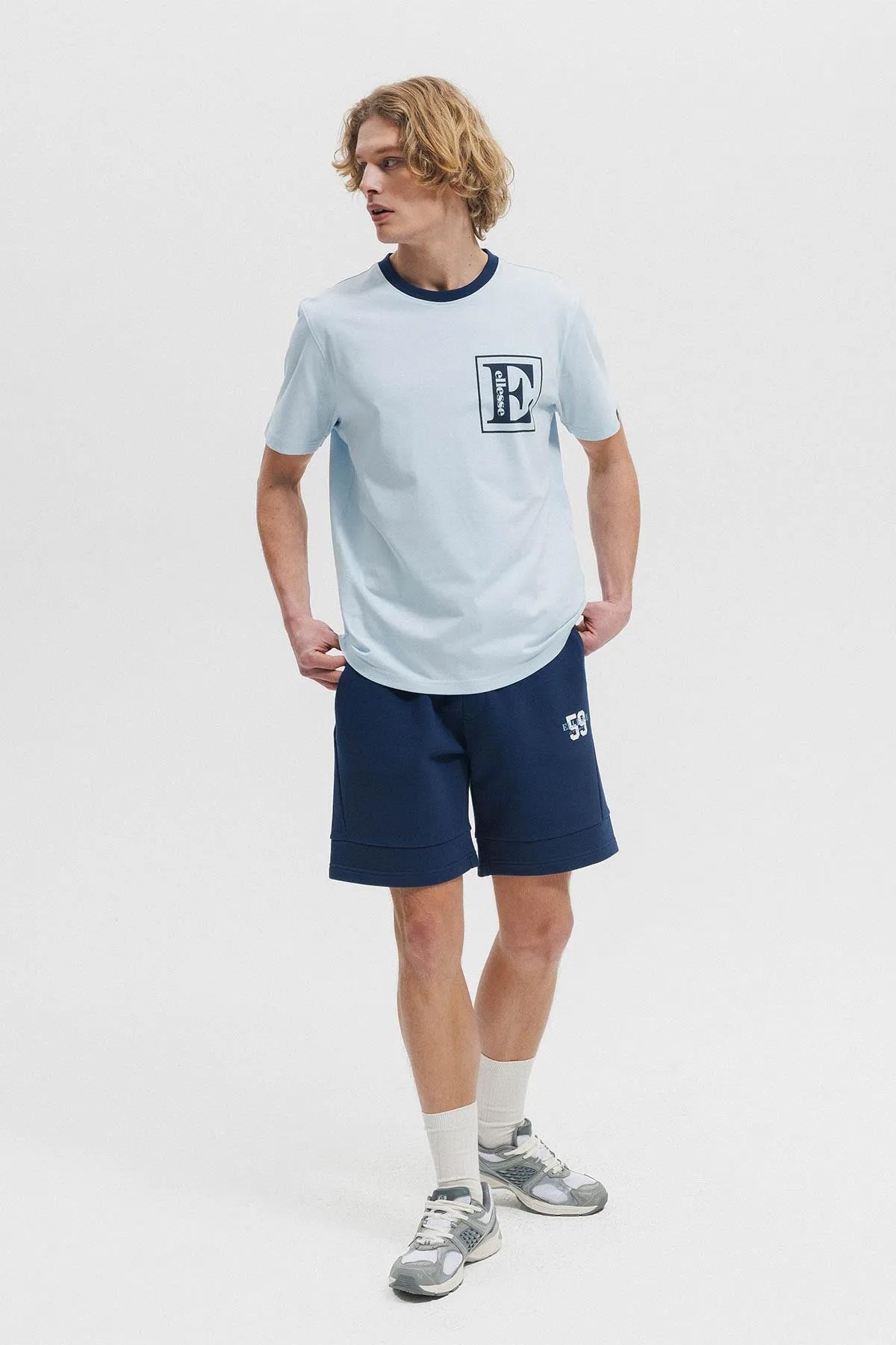 Ellesse Erkek Tişört Em458-Bl Mavi