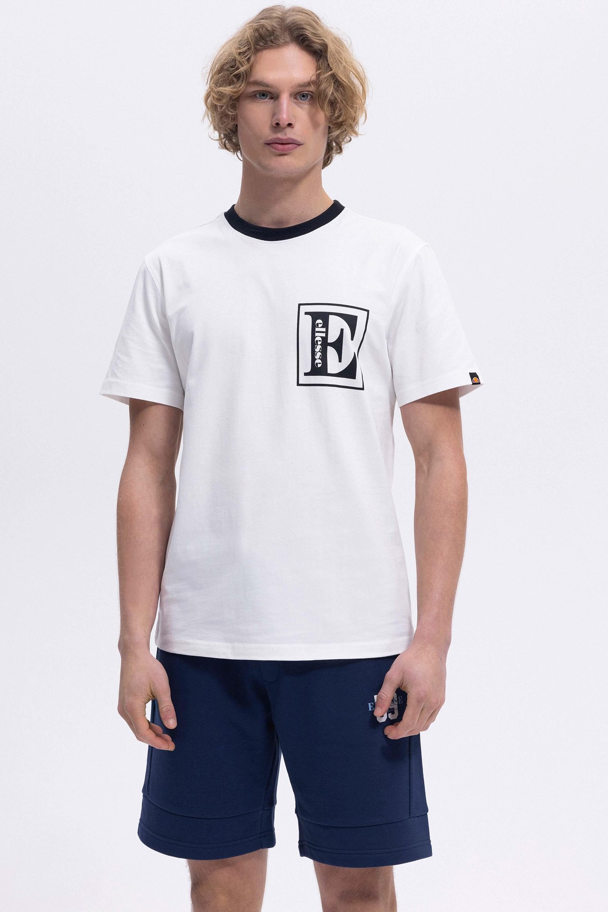 Ellesse Erkek Tişört Em458-Of Ekru