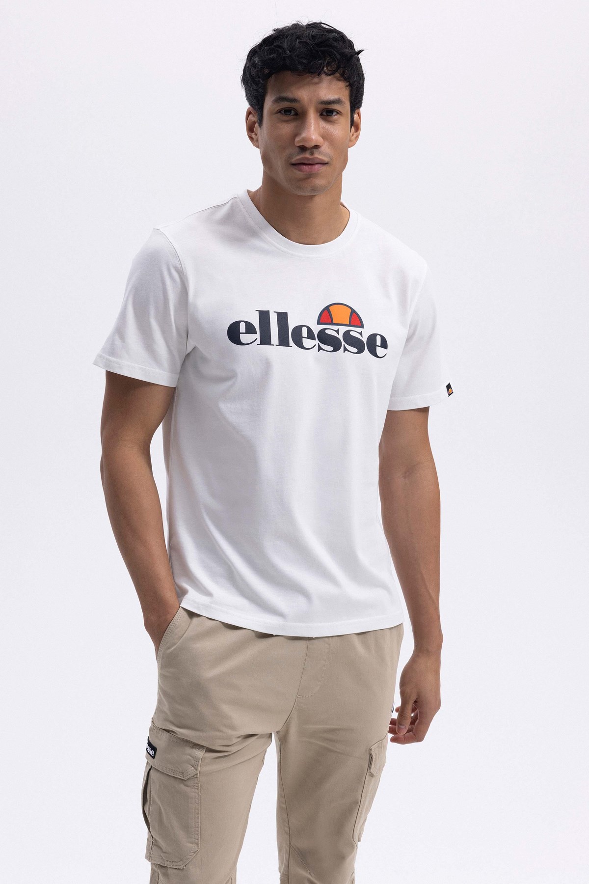 Ellesse Erkek Tişört Em459-Of Ekru