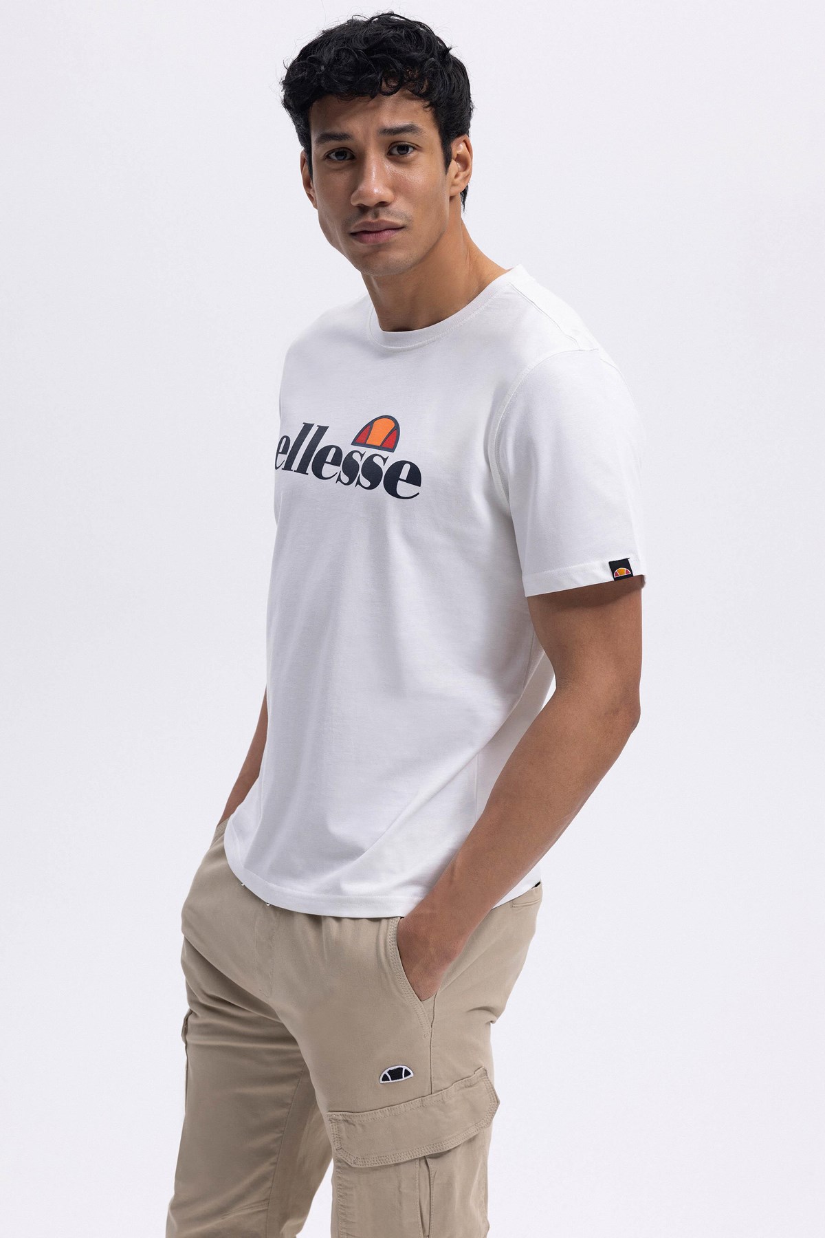 Ellesse Erkek Tişört Em459-Of Ekru