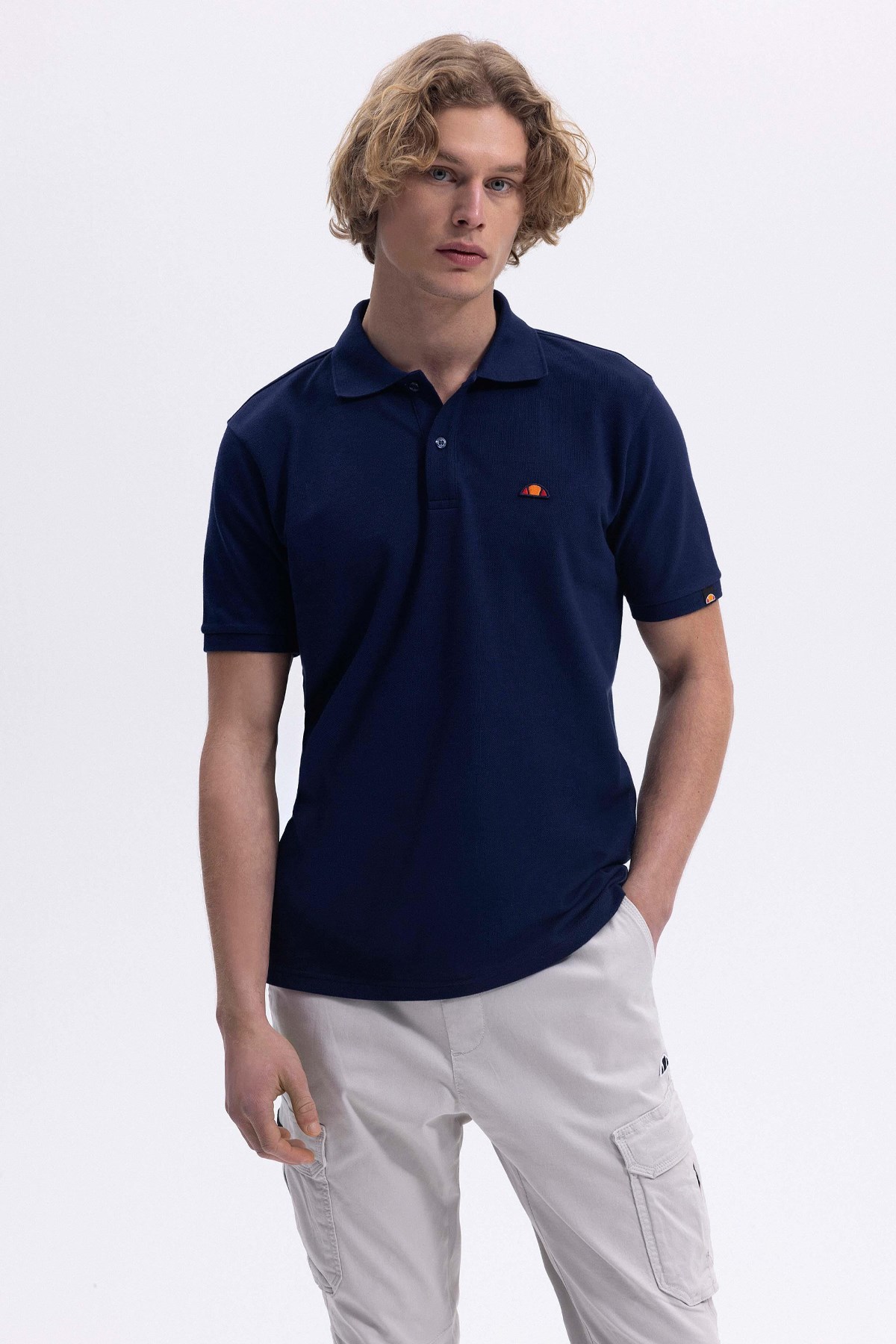 Ellesse Erkek Polo Tişört Em460-Nv Lacivert