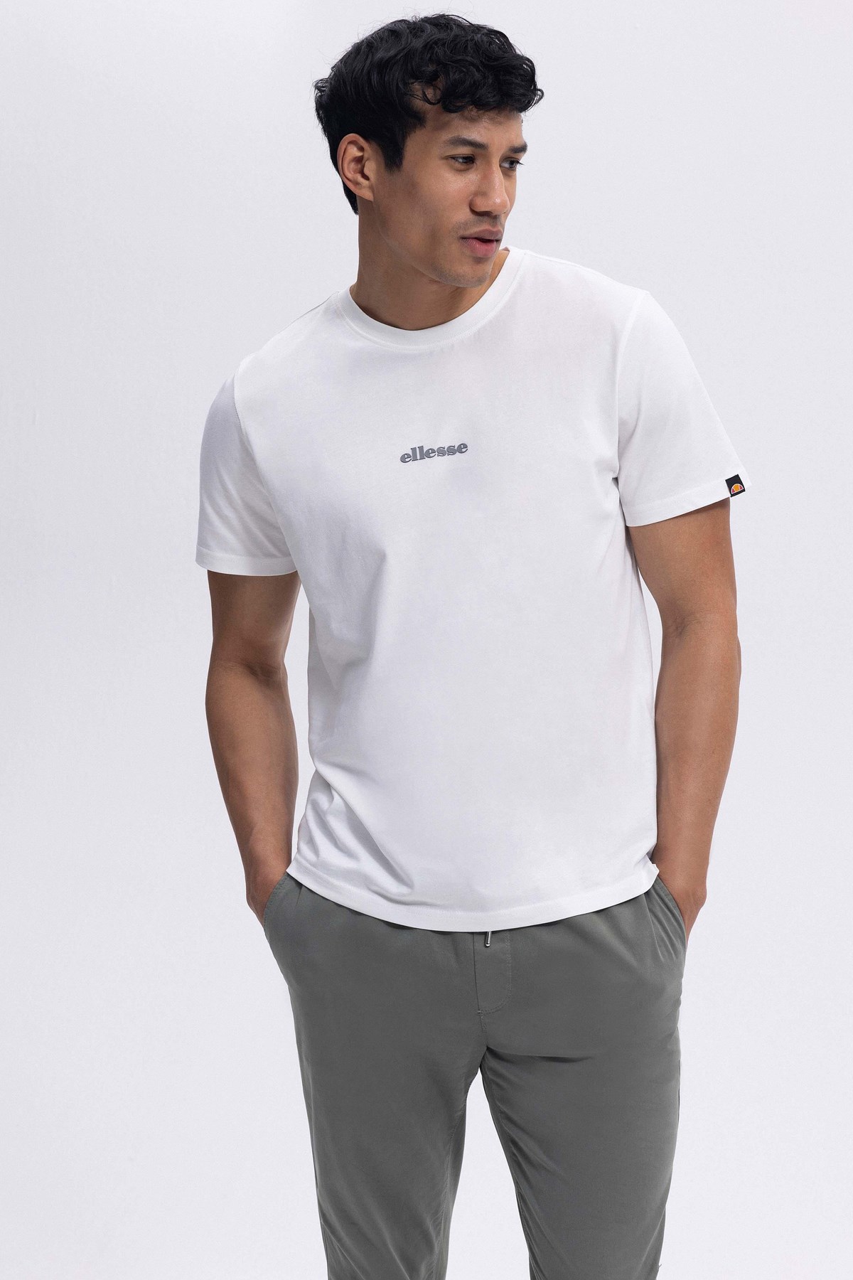 Ellesse Erkek Tişört Em462-Of Ekru