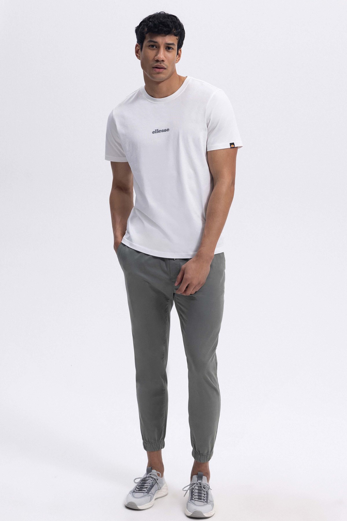 Ellesse Erkek Tişört Em462-Of Ekru