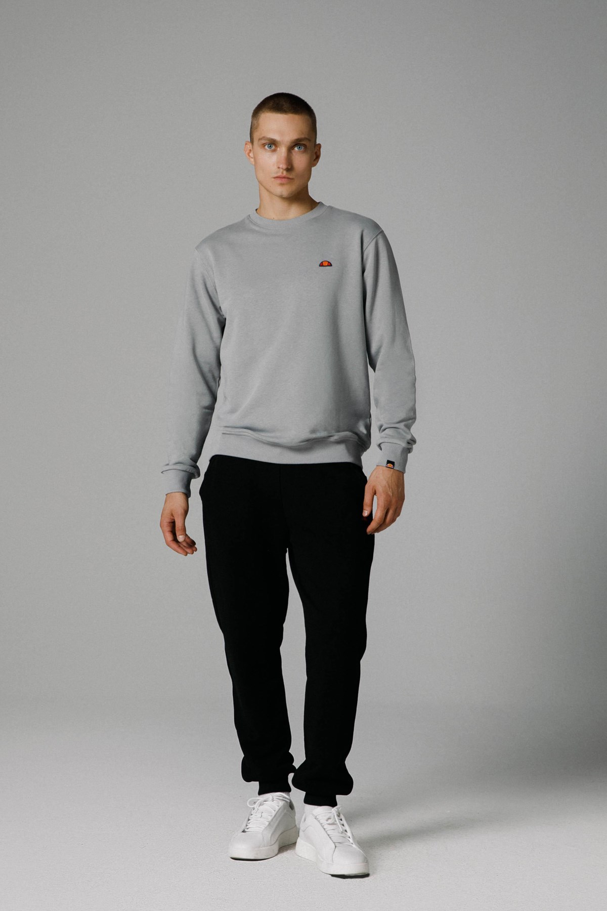 Ellesse Erkek Sweatshirt EM466-Gi Gri