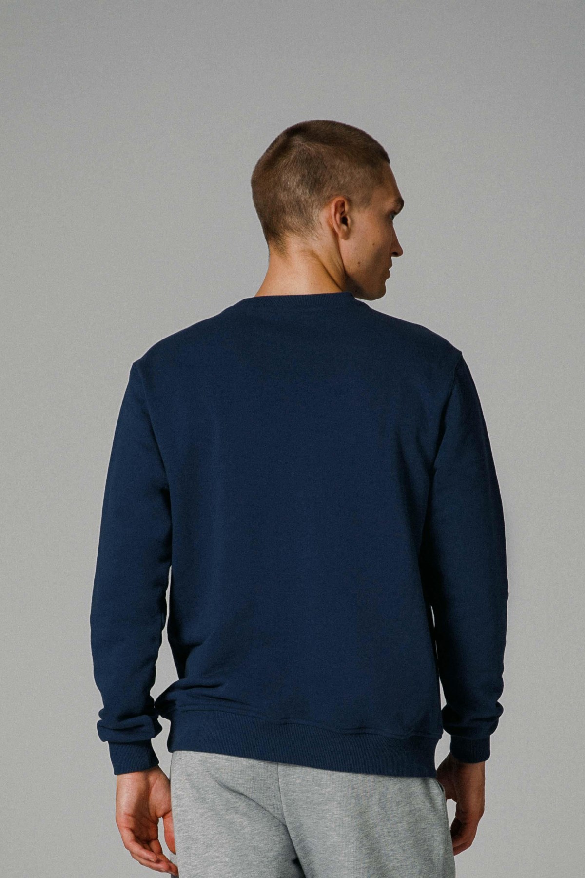 Ellesse Erkek Sweatshirt EM466-Nv Lacivert