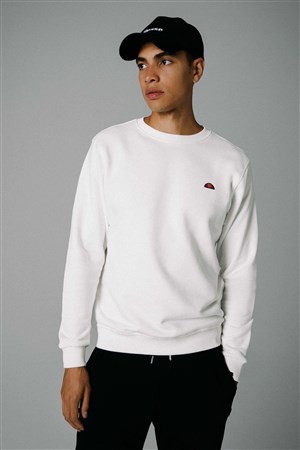 Ellesse Erkek Sweatshirt EM466-OF Ekru