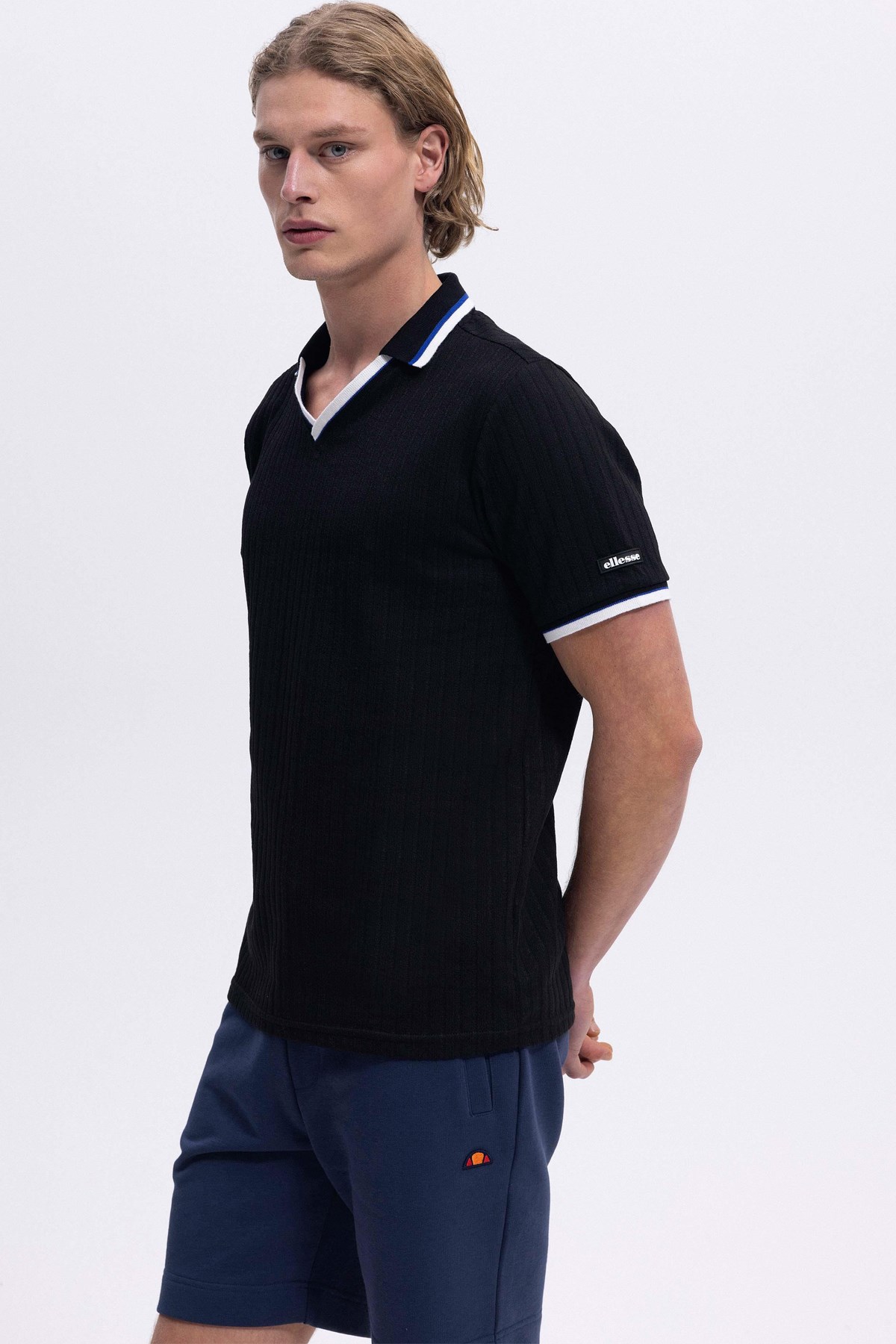 Ellesse Erkek Polo Tişört Em491-Bk Siyah