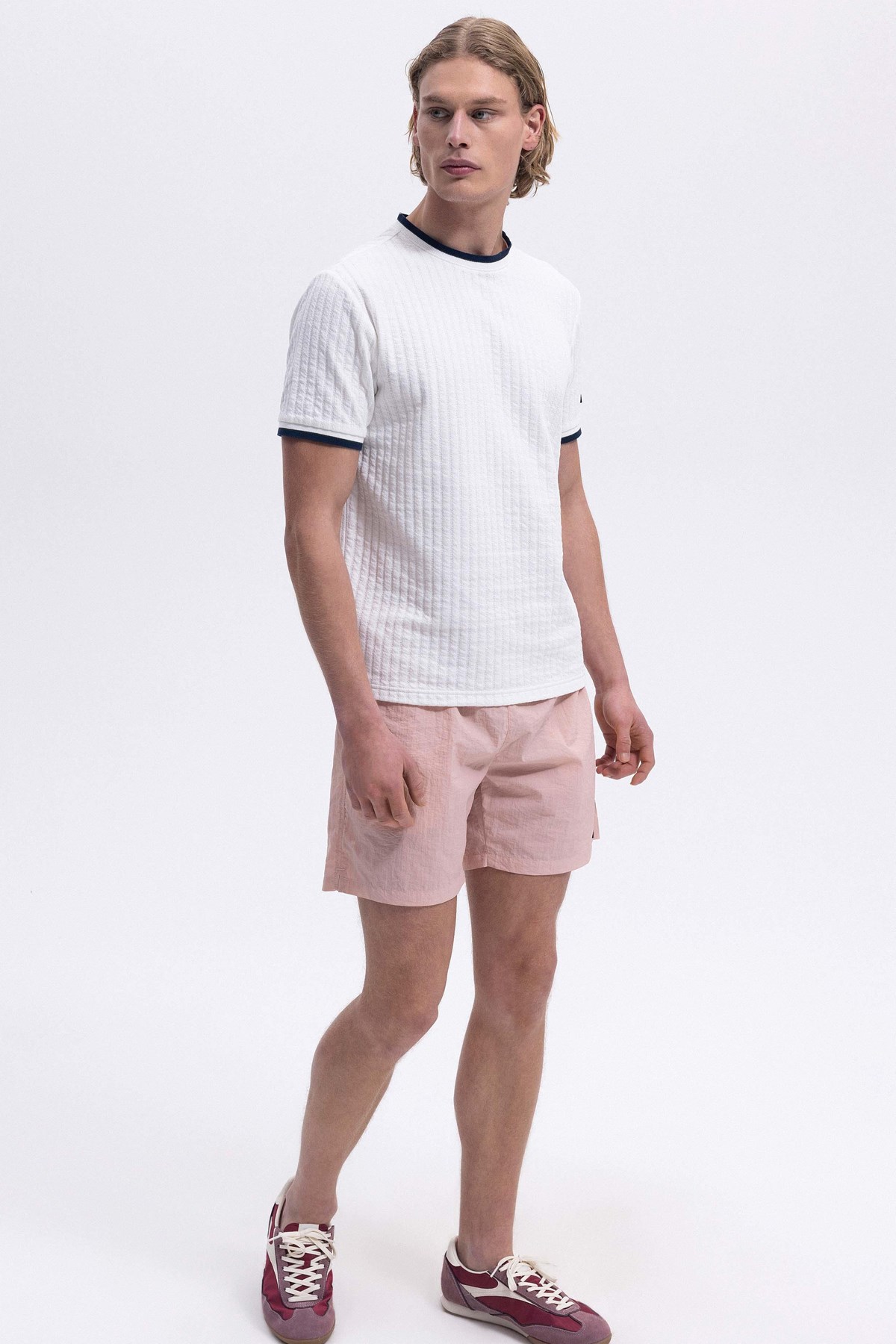 Ellesse Erkek Tişört Em492-Of Ekru