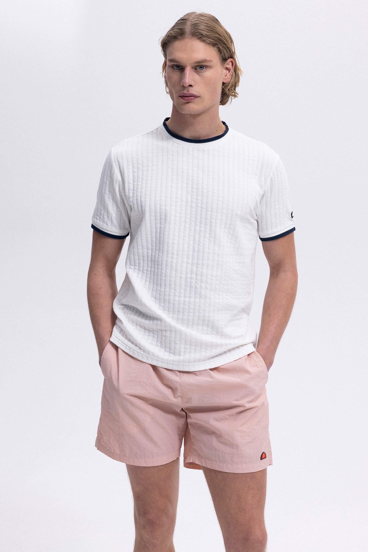 Ellesse Erkek Tişört Em492-Of Ekru