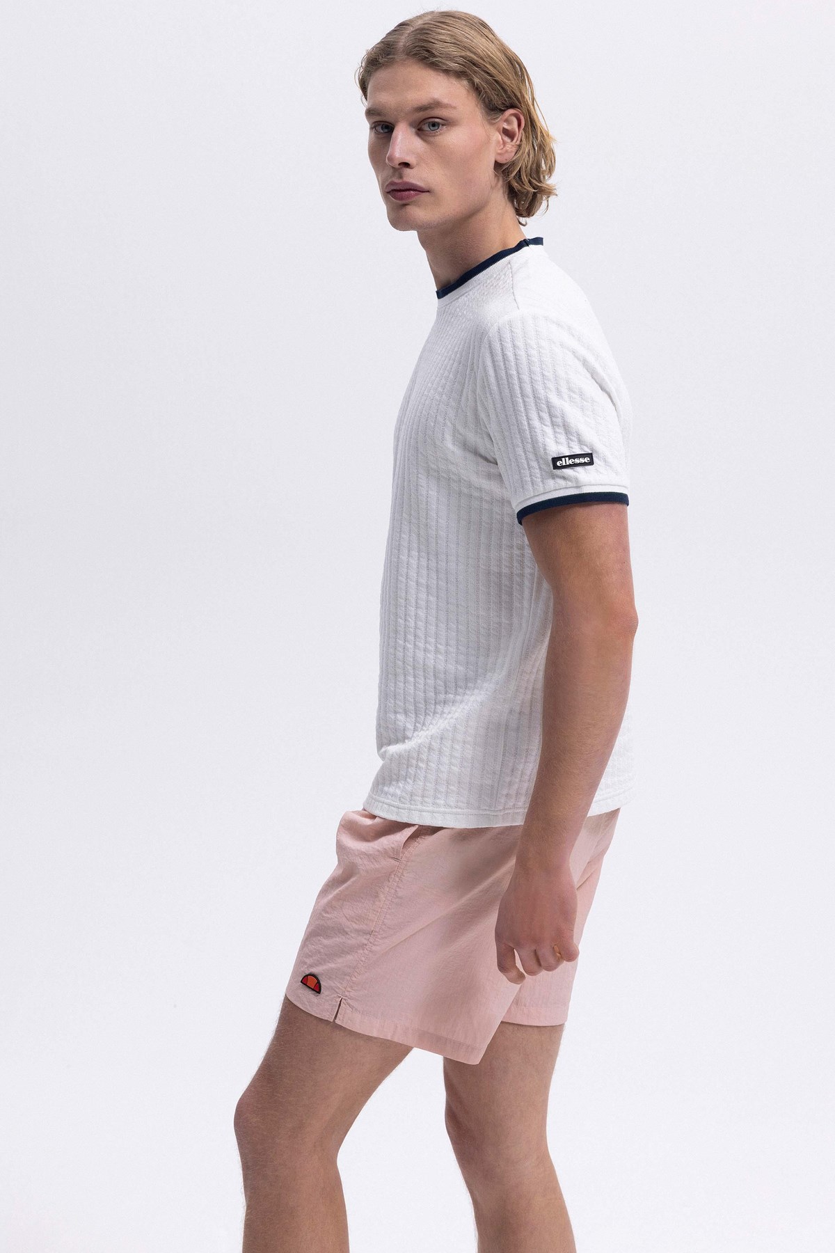 Ellesse Erkek Tişört Em492-Of Ekru