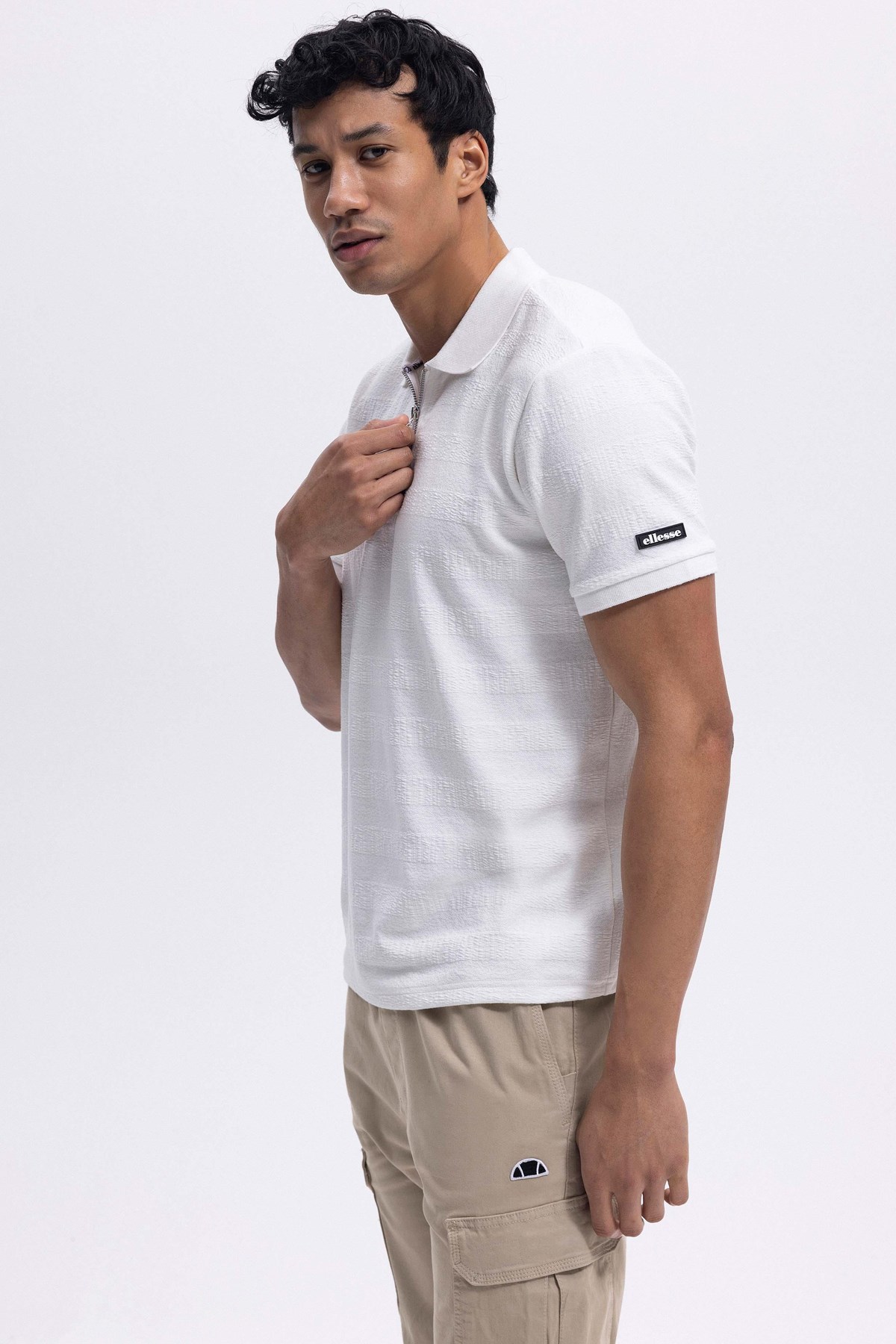Ellesse Erkek Gömlek Em493-Of Ekru