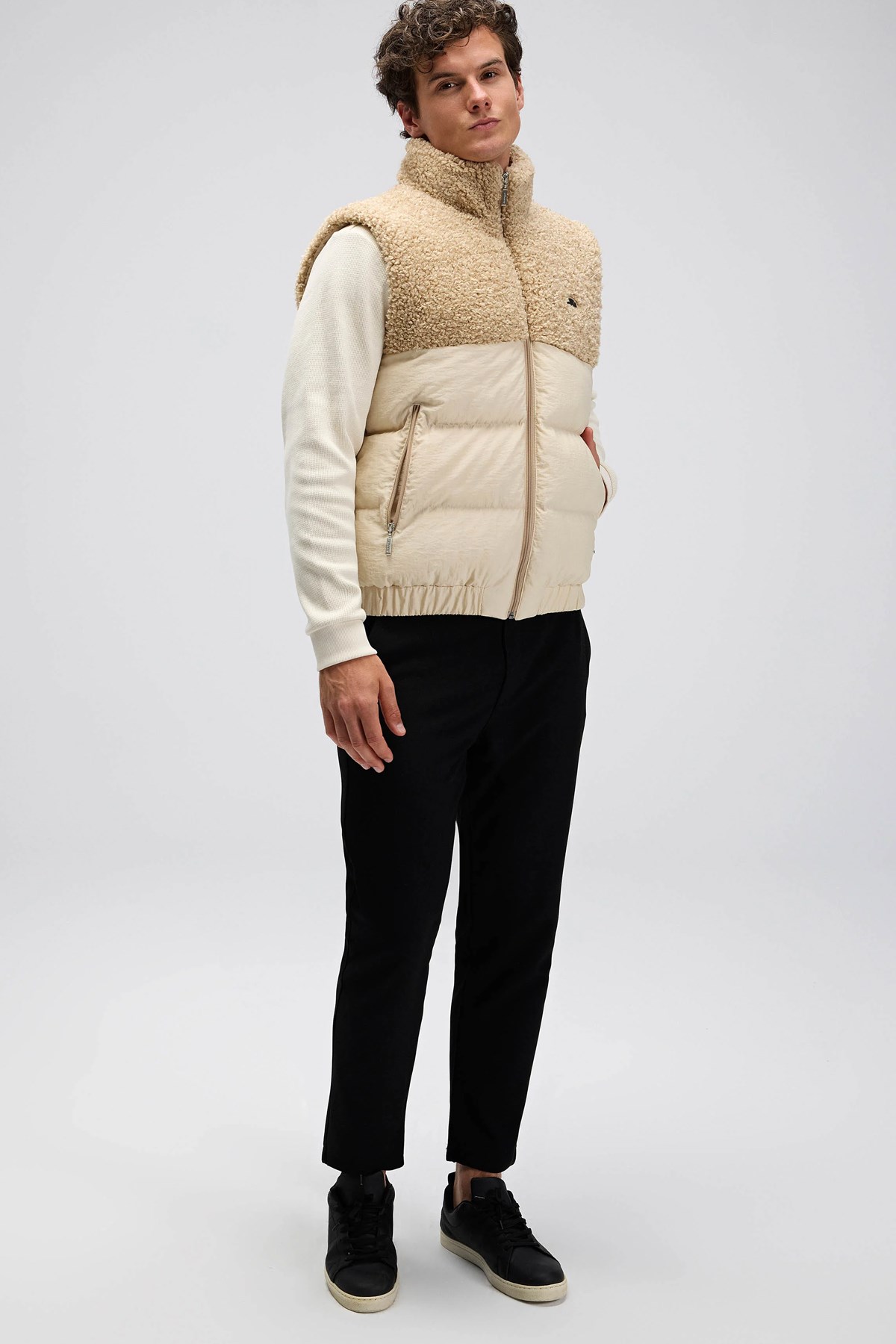 Ellesse Erkek Yelek EM532-BG Bej