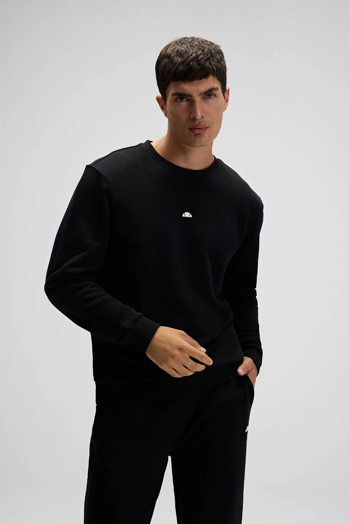 Ellesse Erkek Sweatshirt EM556-BK Siyah