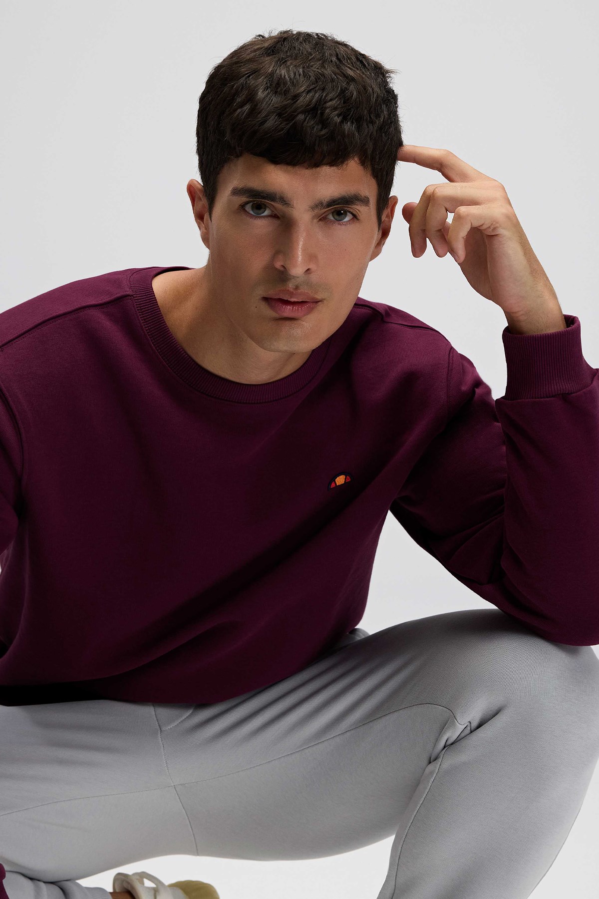 Ellesse Erkek Sweatshirt EM579-BRD Bordo