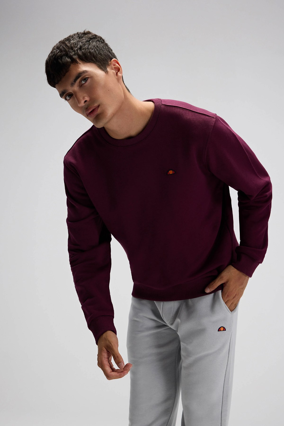 Ellesse Erkek Sweatshirt EM579-BRD Bordo