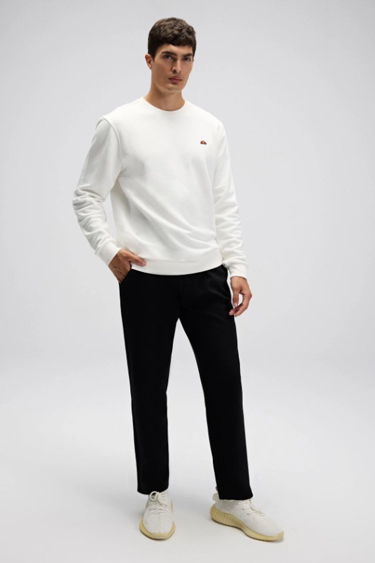 Ellesse Erkek Sweatshirt EM579-OF Beyaz