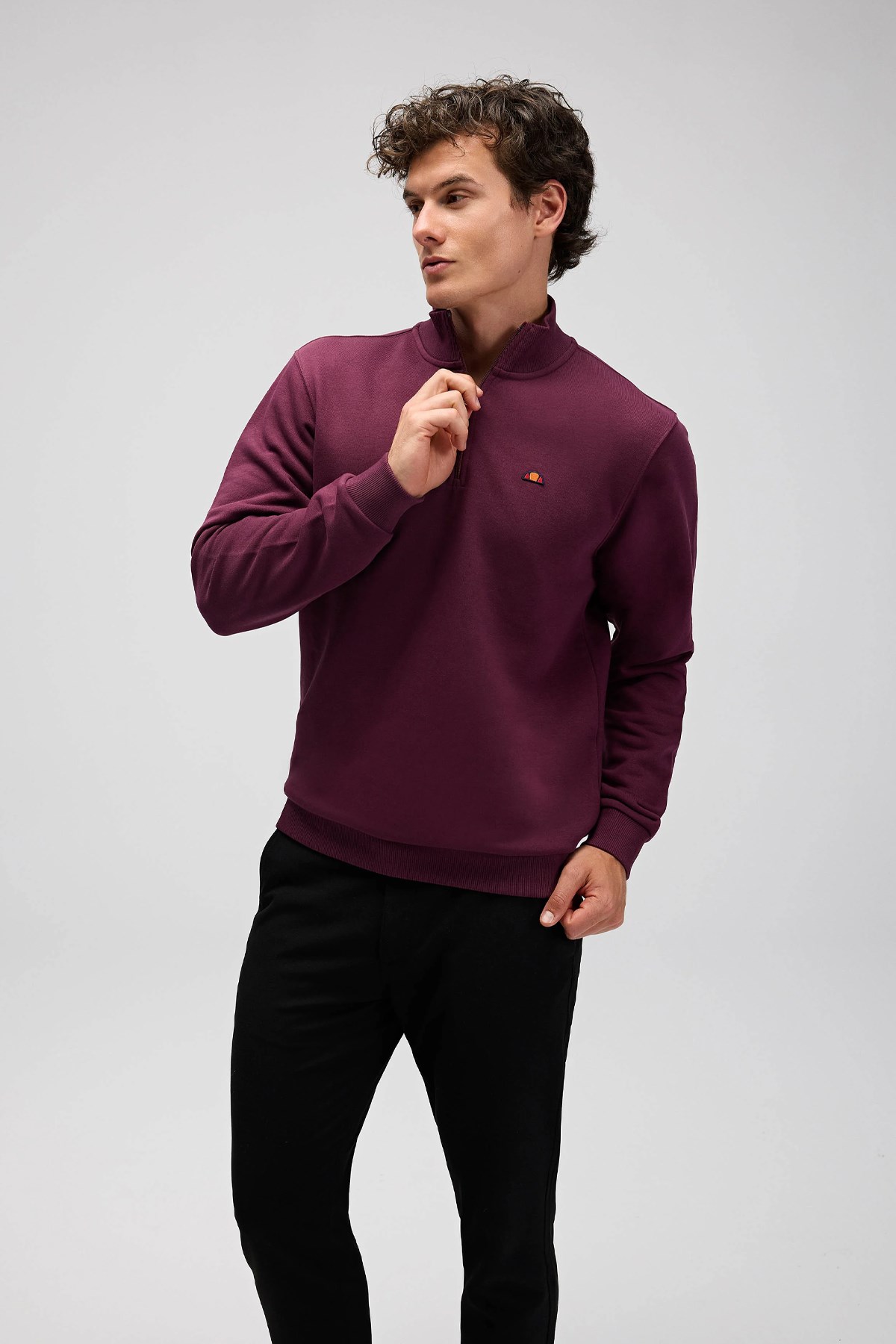 Ellesse Erkek Sweatshirt EM580-BRD Bordo