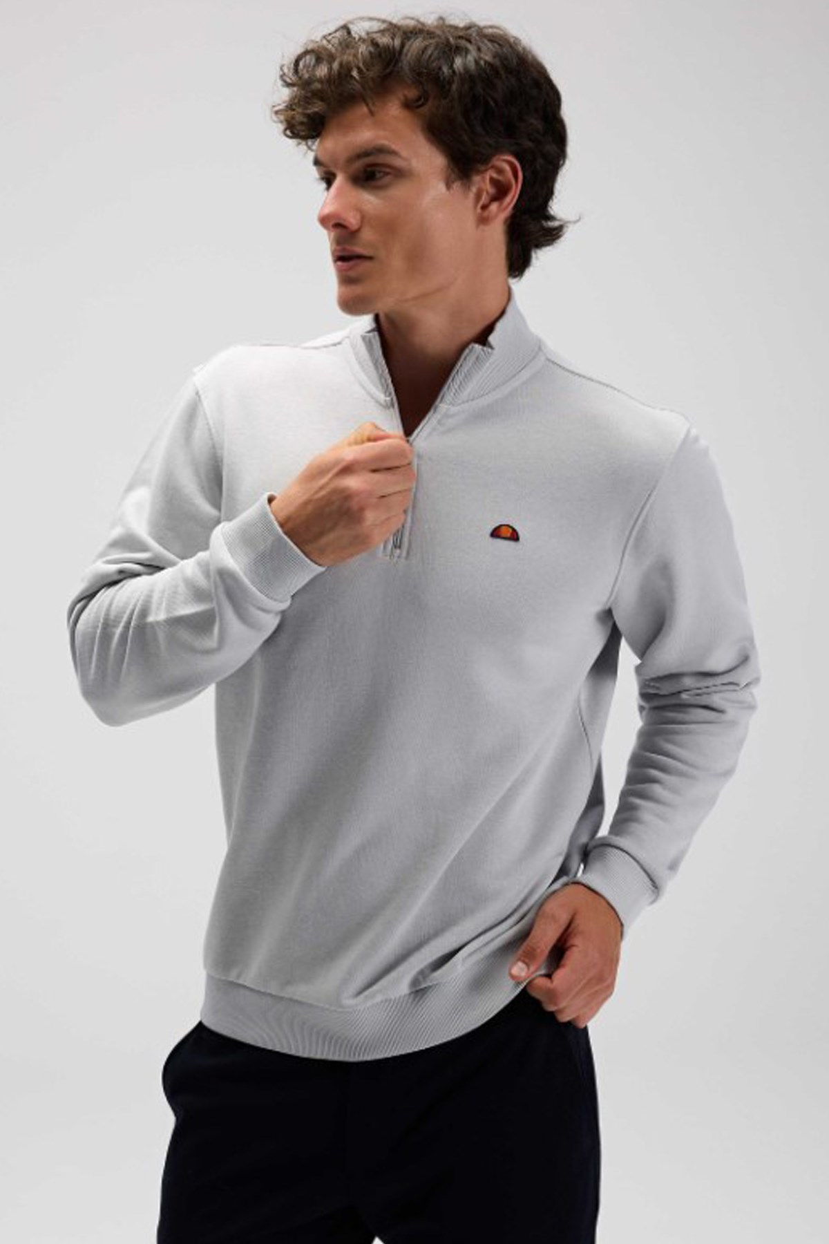Ellesse Erkek Sweatshirt EM580-GI Gri