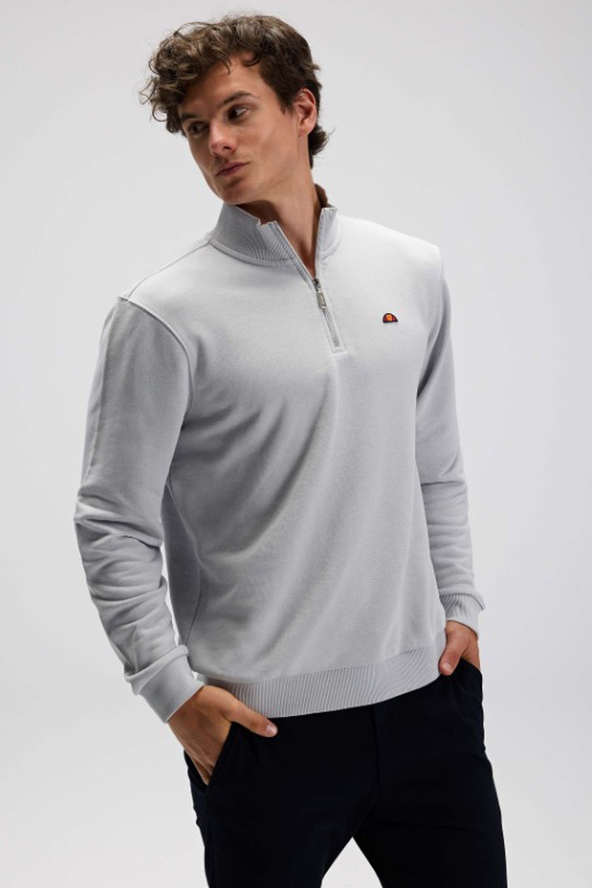 Ellesse Erkek Sweatshirt EM580-GI Gri