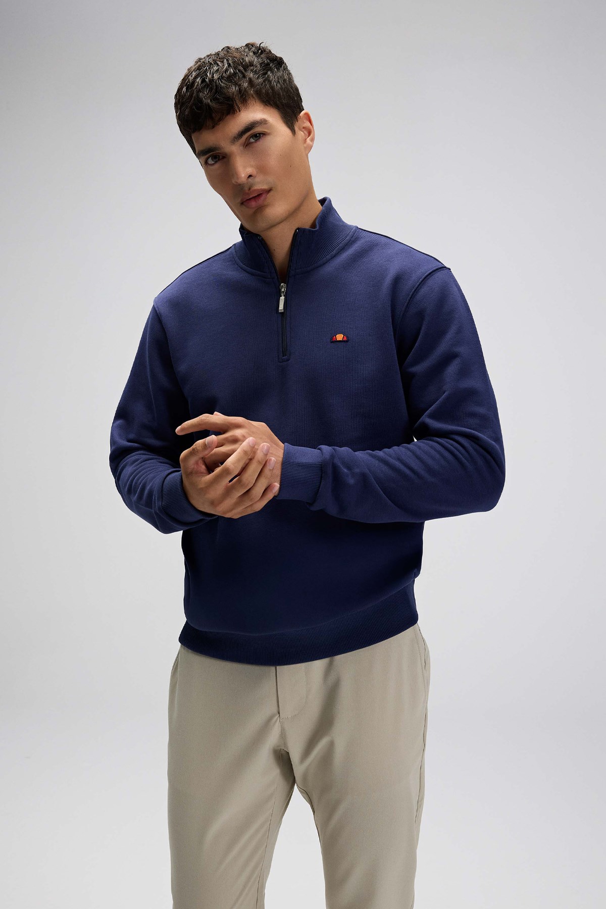 Ellesse Erkek Sweatshirt EM580-NV Lacivert