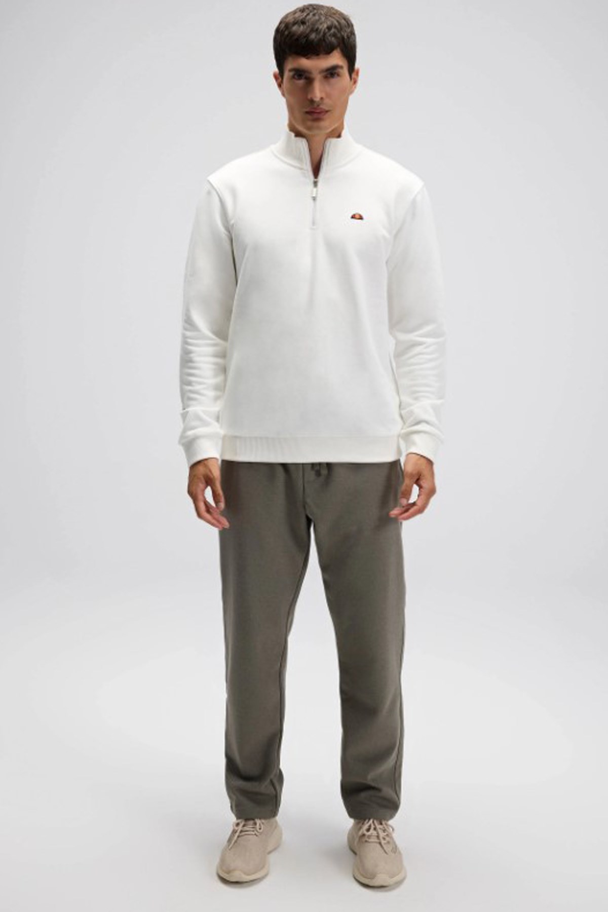 Ellesse Erkek Sweatshirt EM580-OF Beyaz
