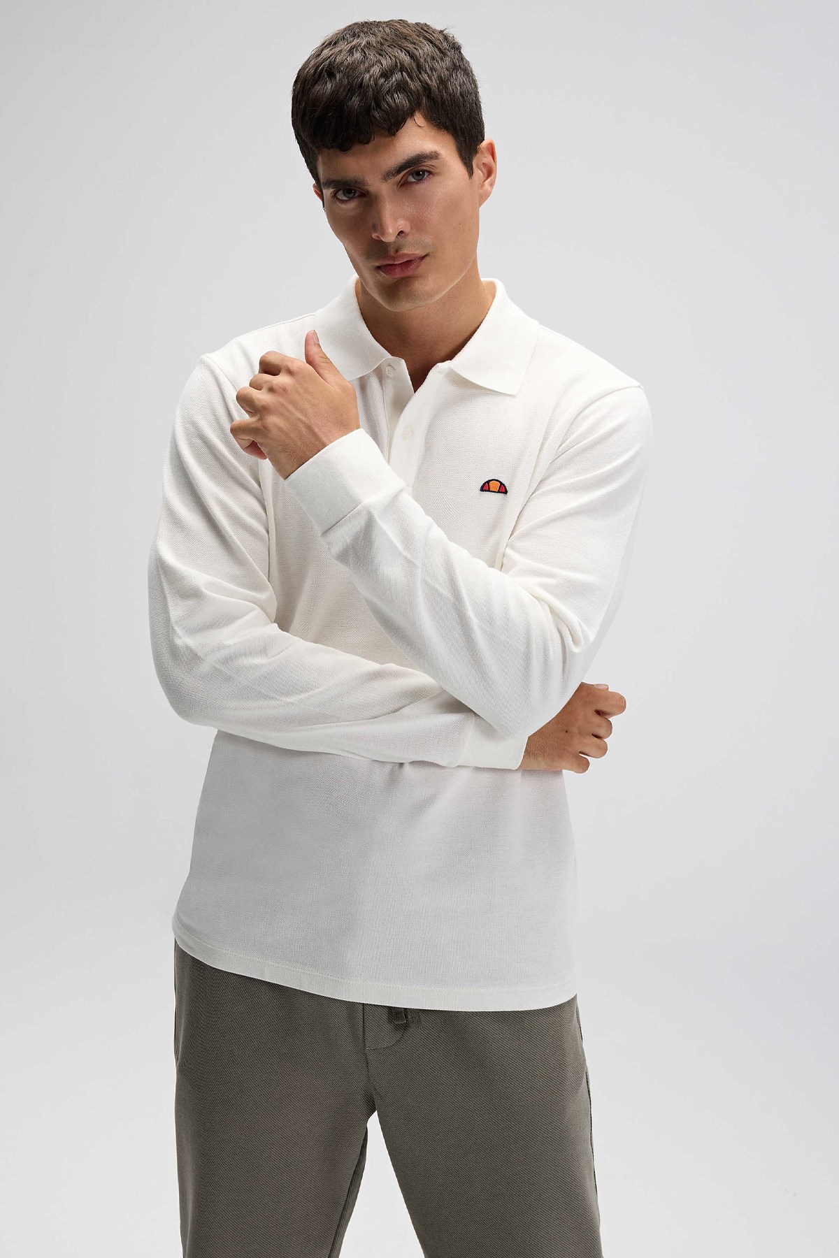 Ellesse Erkek Sweatshirt EM582-OF Beyaz
