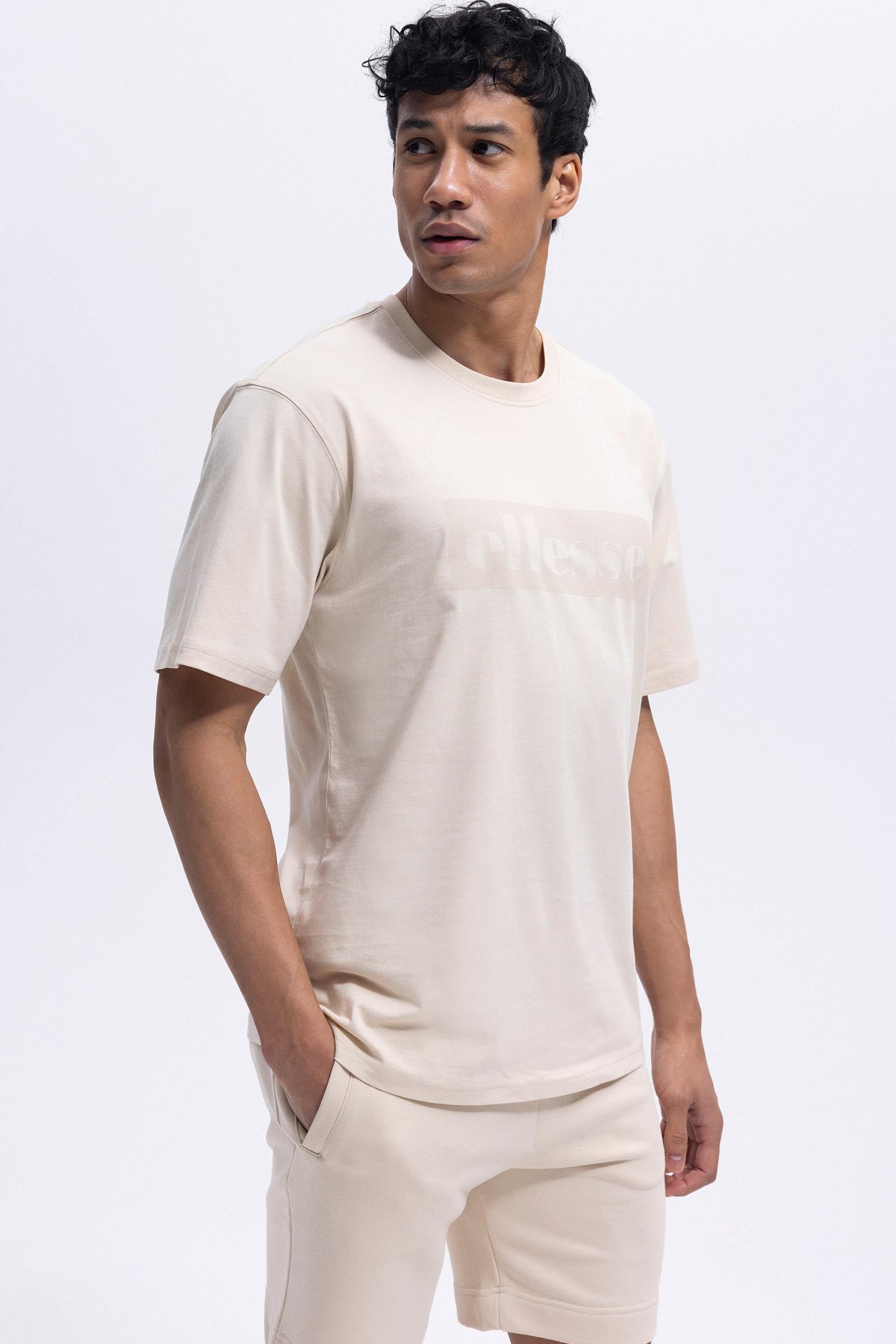 Ellesse Erkek Tişört Em589-Ecr Ekru